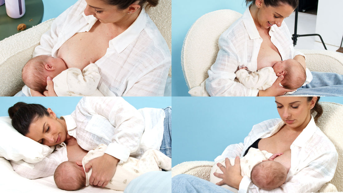 Four breastfeeding positions to try