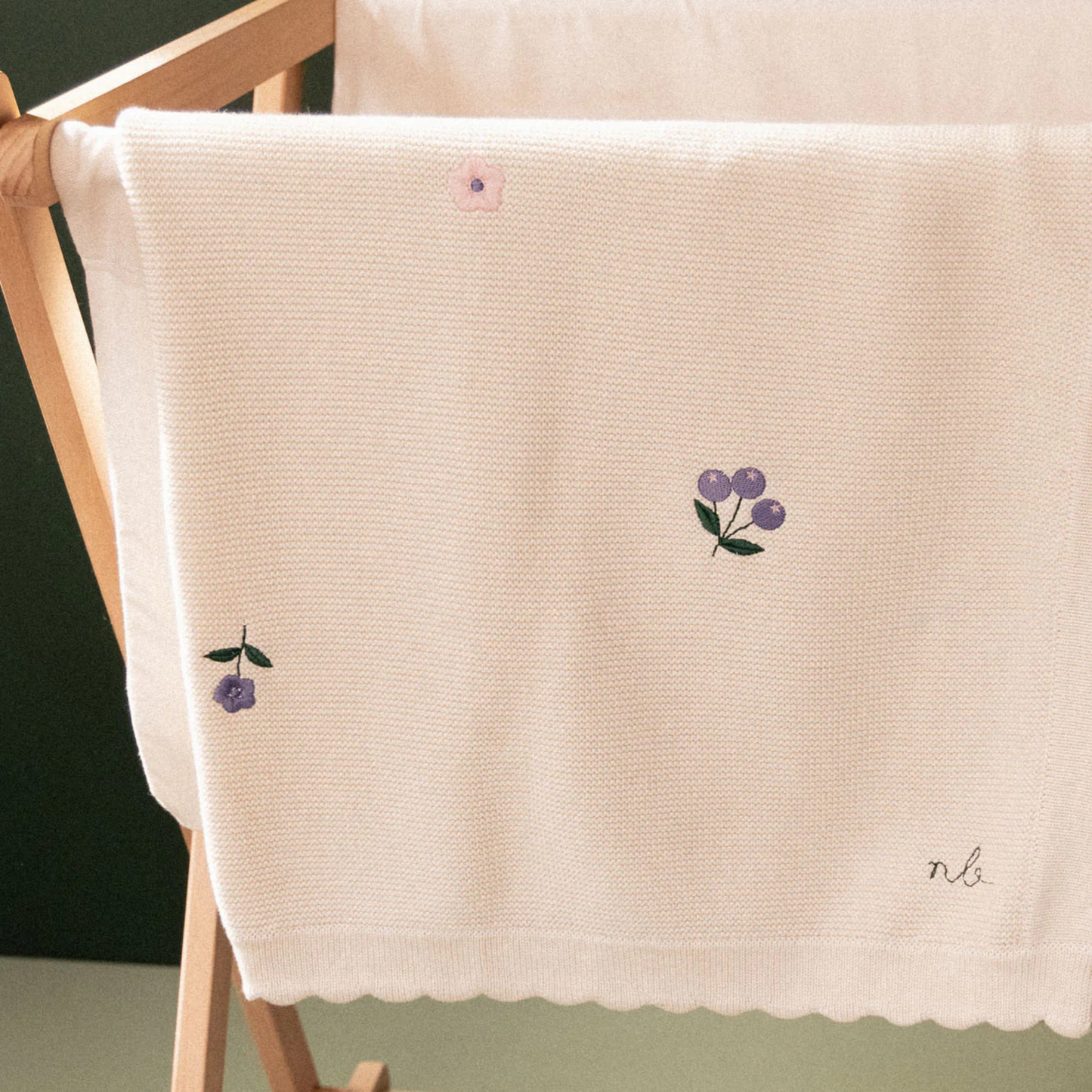 Fern Blanket - Berry Garden