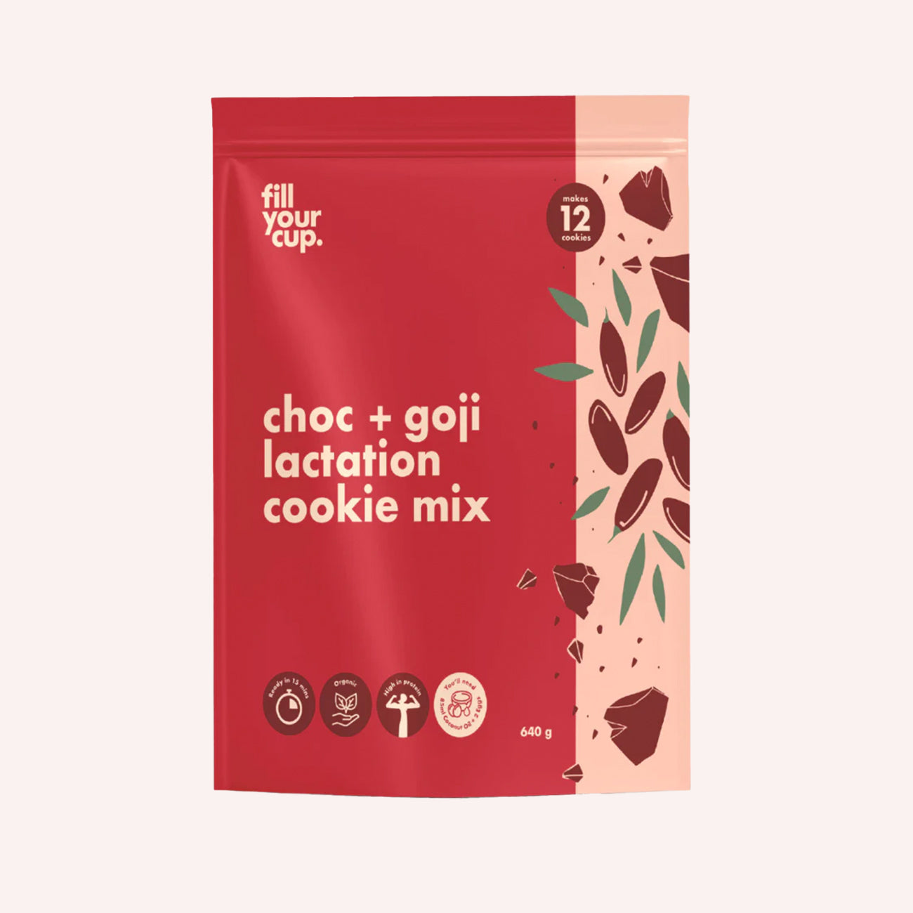 Fill Your Cup Choc + Goji Lactation Cookie Mix