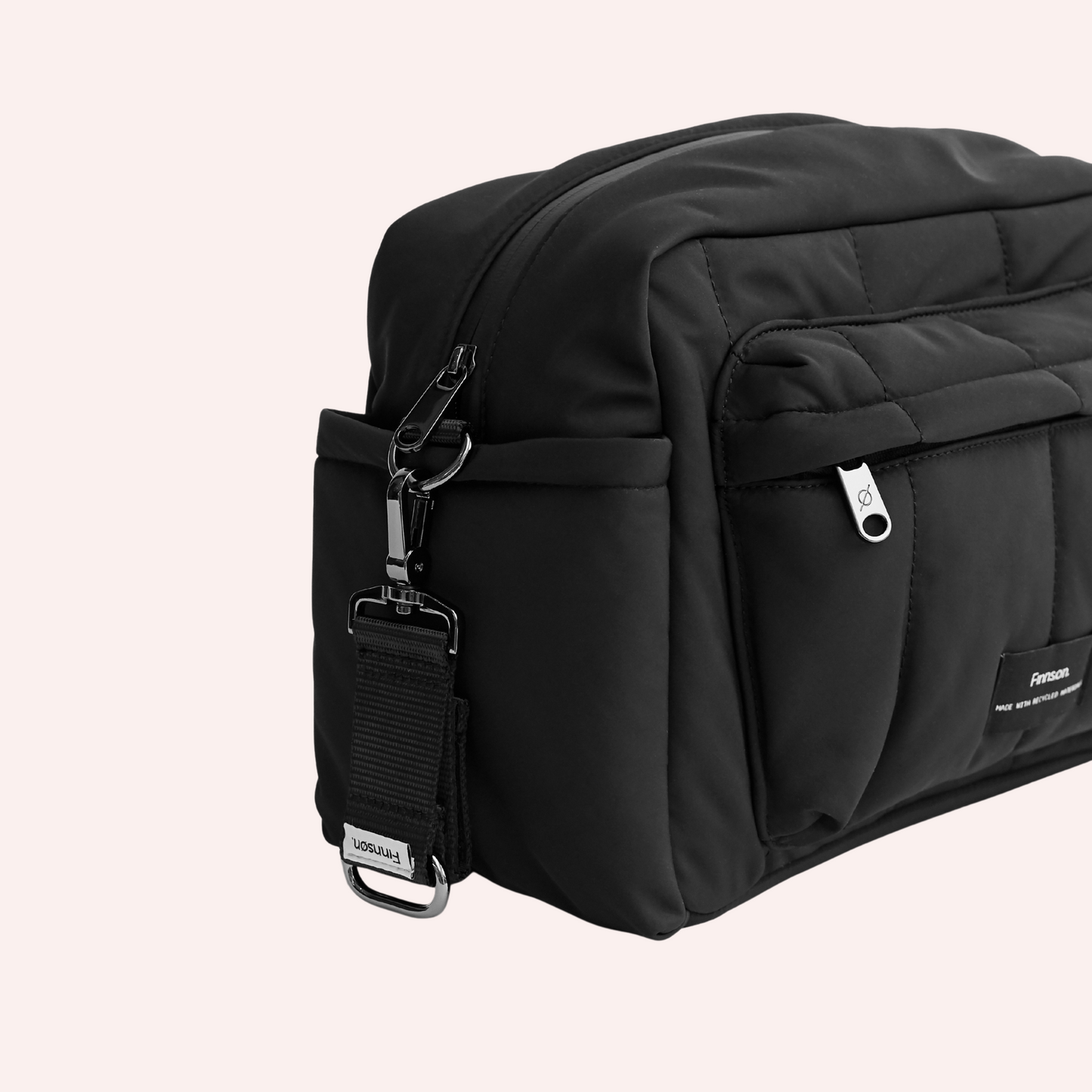 Freya Eco Oversized Stroller Organiser - Black