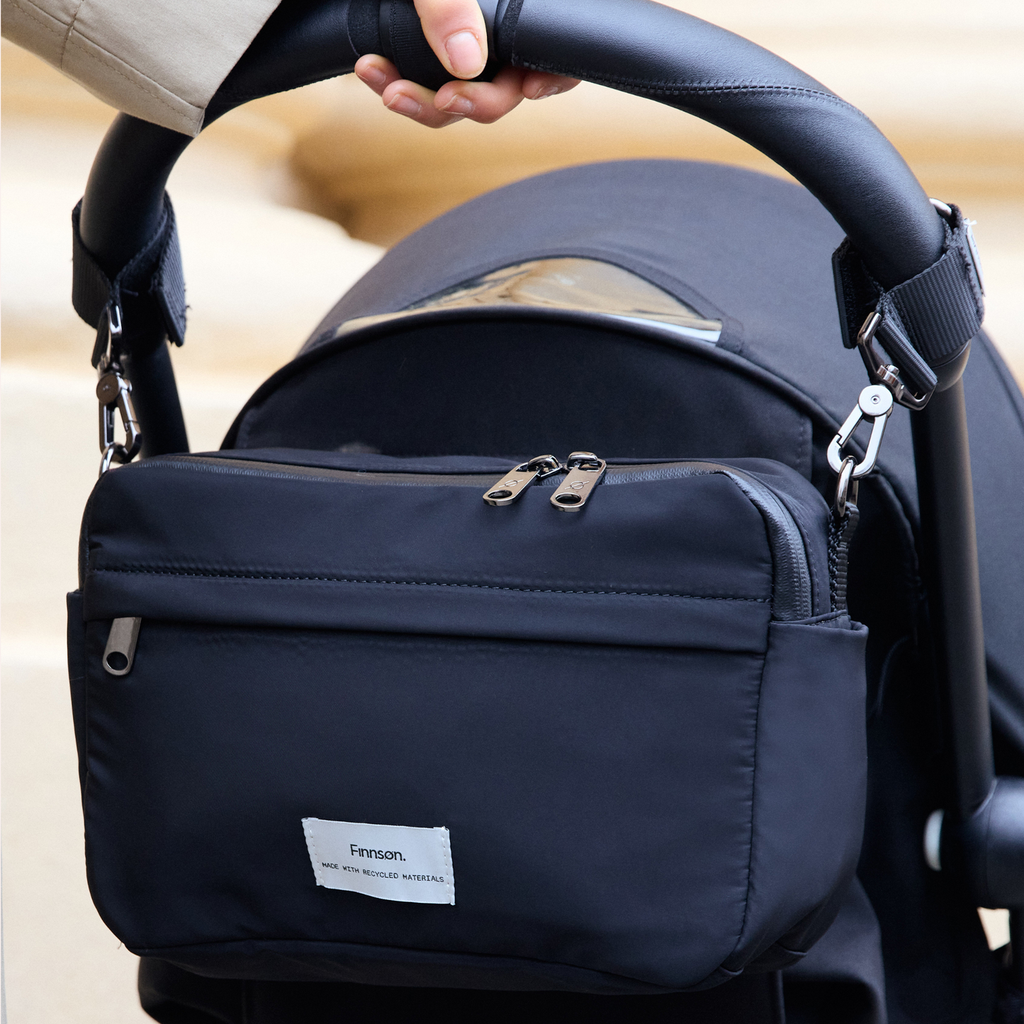 Frida Eco Stroller Organiser - Black