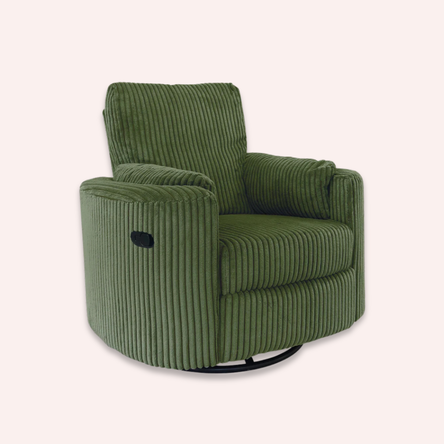 Fluff Mumma Glider Recliner Arm Chair - Sage