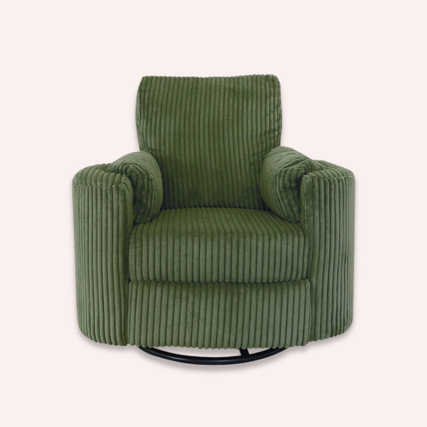 Fluff Mumma Glider Recliner Arm Chair - Sage
