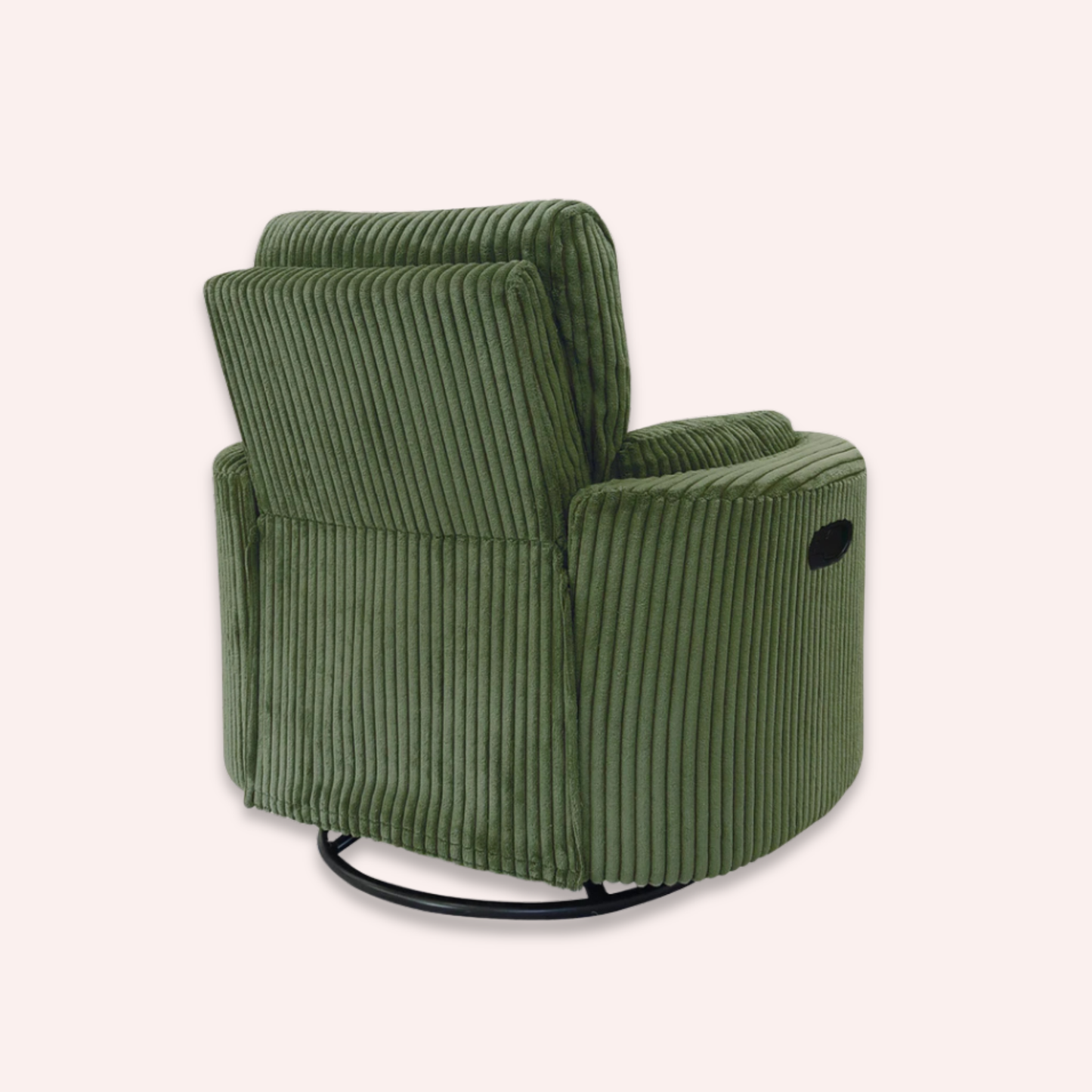 Fluff Mumma Glider Recliner Arm Chair - Sage
