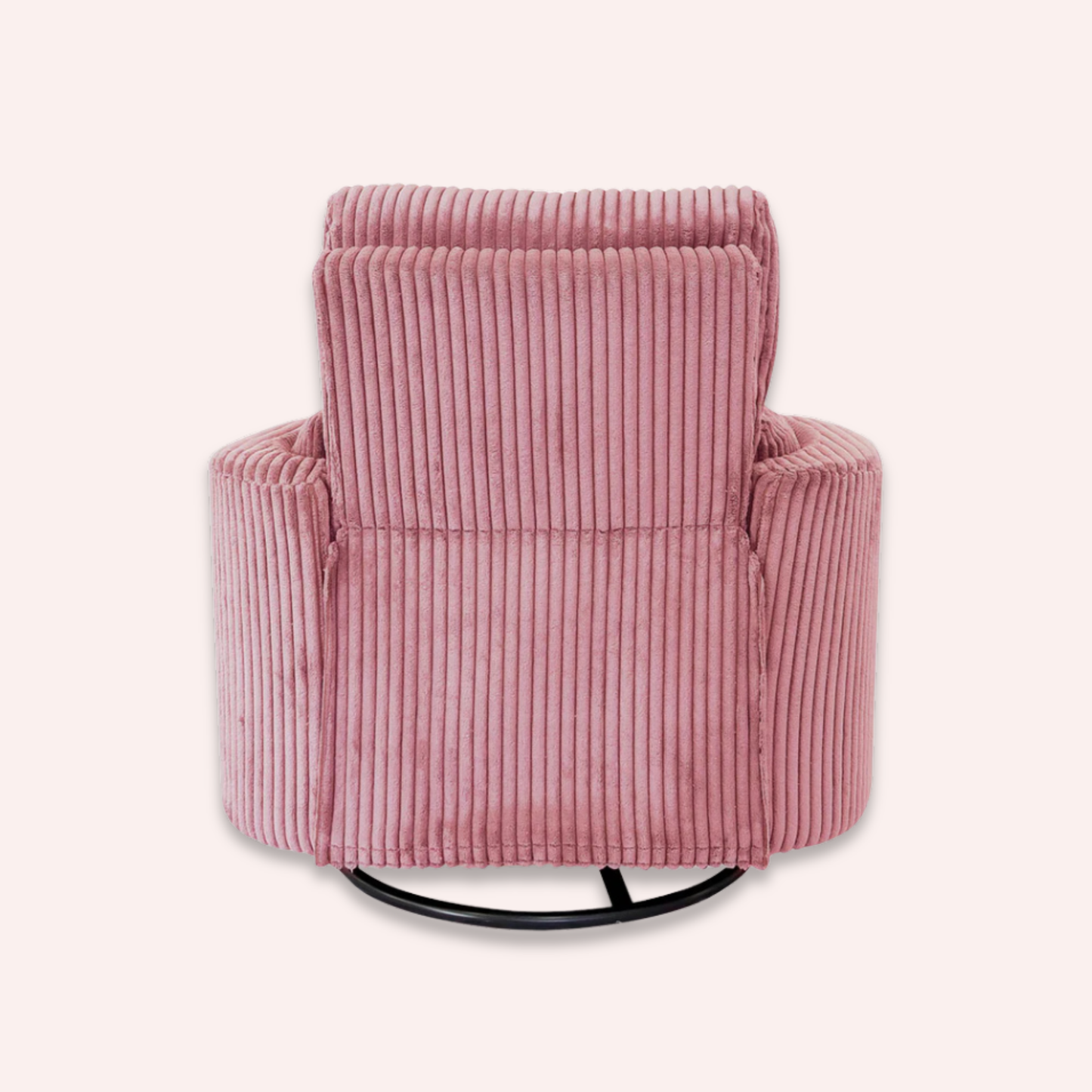 Fluff Mumma Glider Recliner Arm Chair - Blush