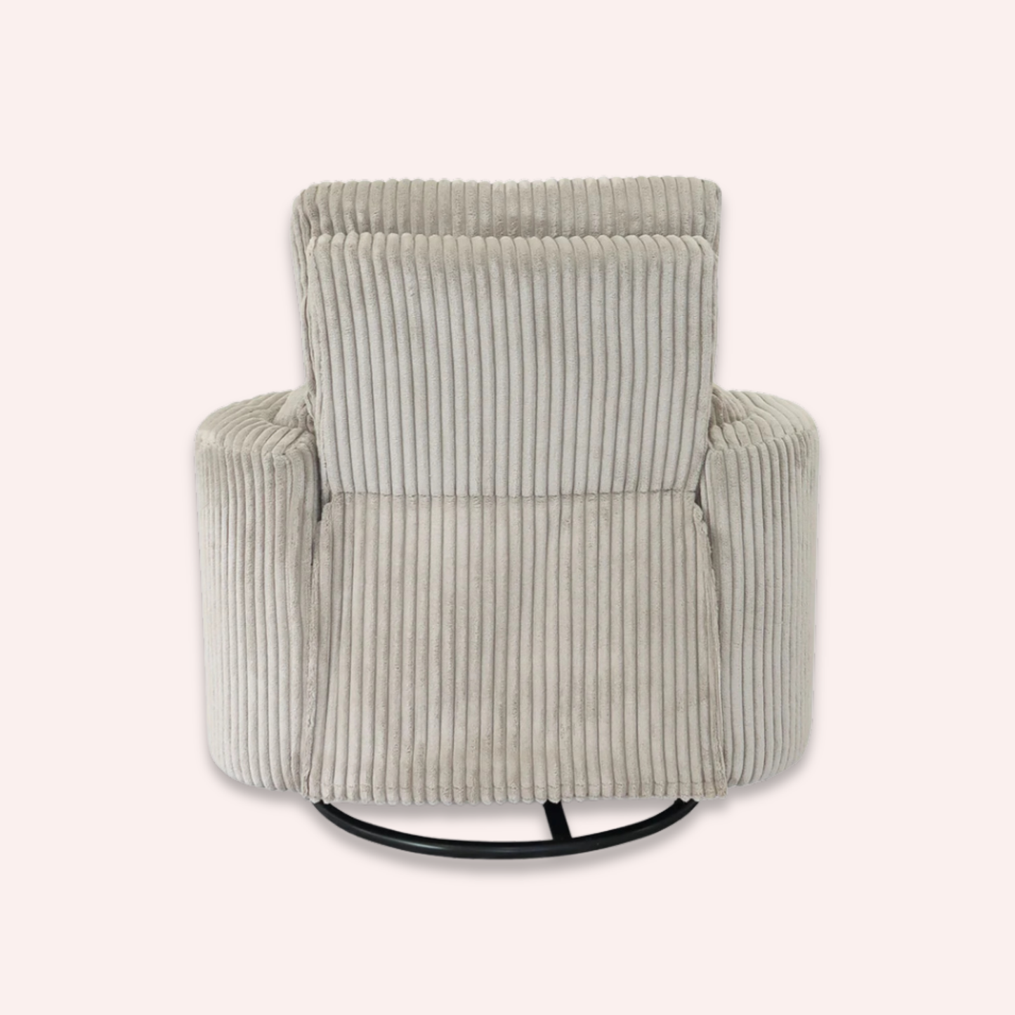 Fluff Mumma Glider Recliner Arm Chair - Fawn