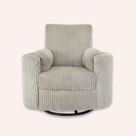 Fluff Mumma Glider Recliner Arm Chair - Fawn