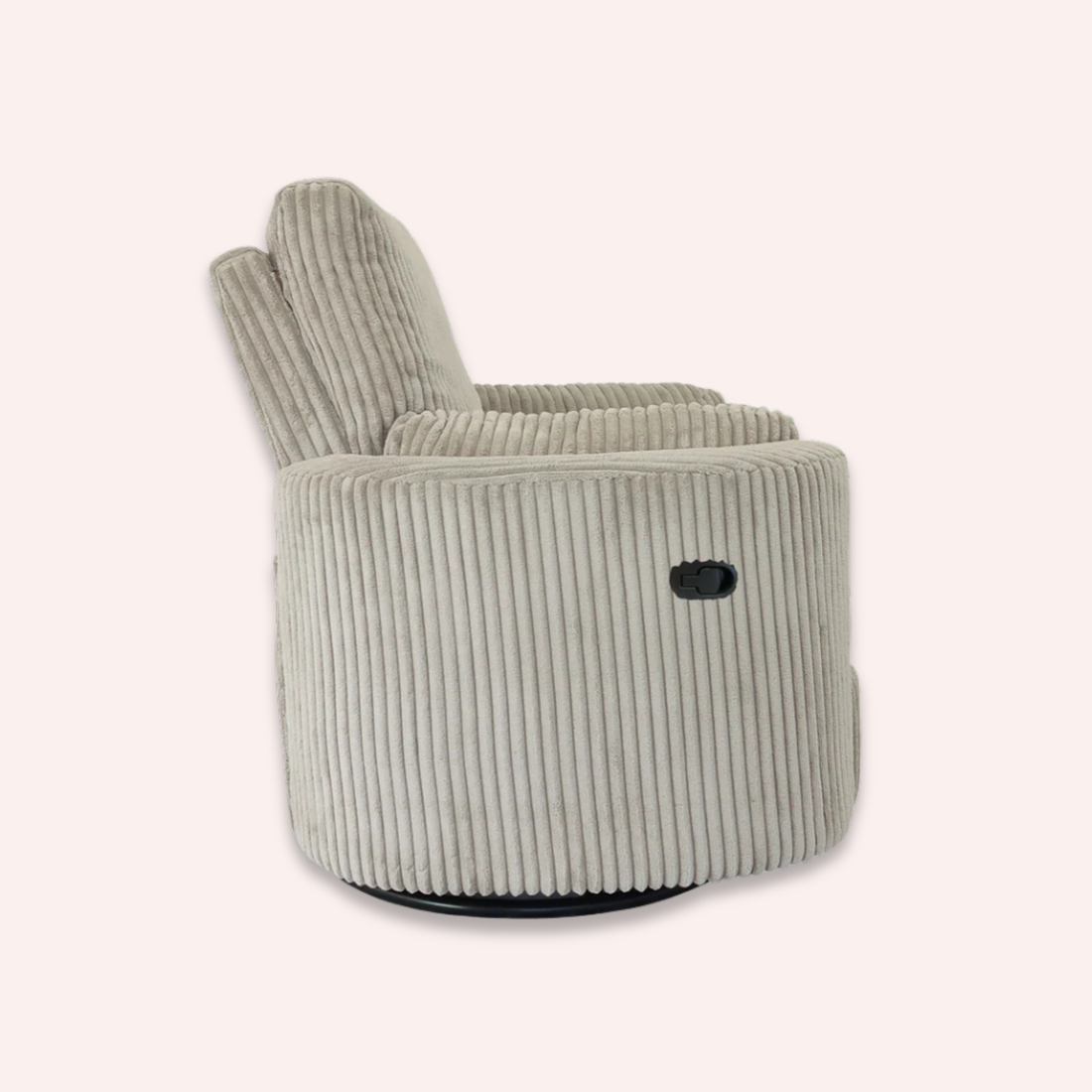 Fluff Mumma Glider Recliner Arm Chair - Fawn