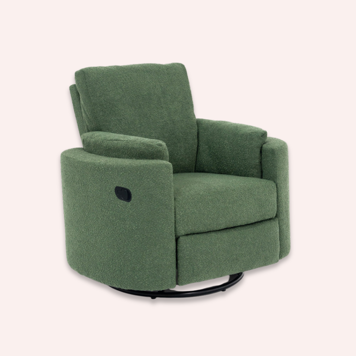 Fluff Mumma Glider Recliner Arm Chair - Forest