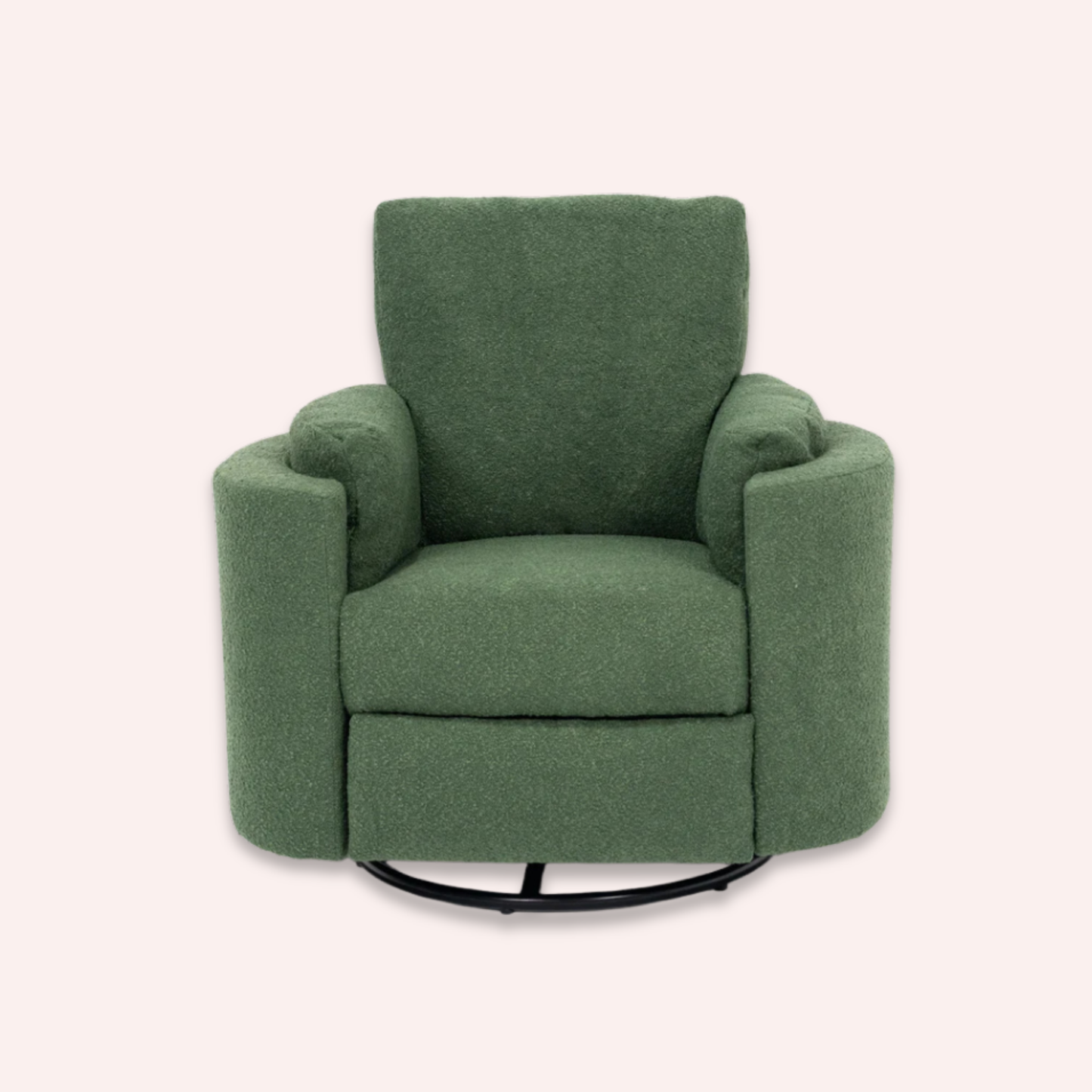 Fluff Mumma Glider Recliner Arm Chair - Forest