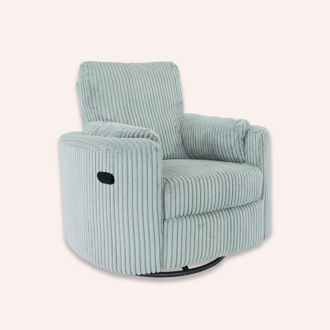 Fluff Mumma Glider Recliner Arm Chair - Sea