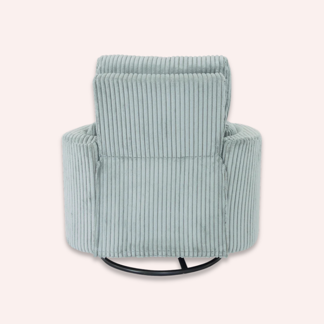 Fluff Mumma Glider Recliner Arm Chair - Sea