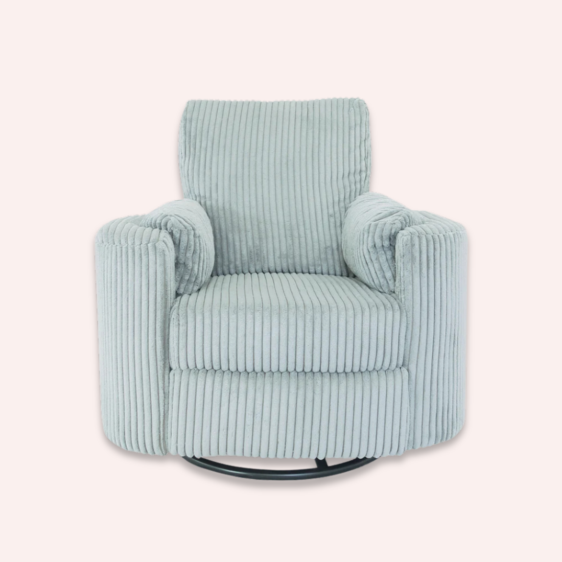 Fluff Mumma Glider Recliner Arm Chair - Sea