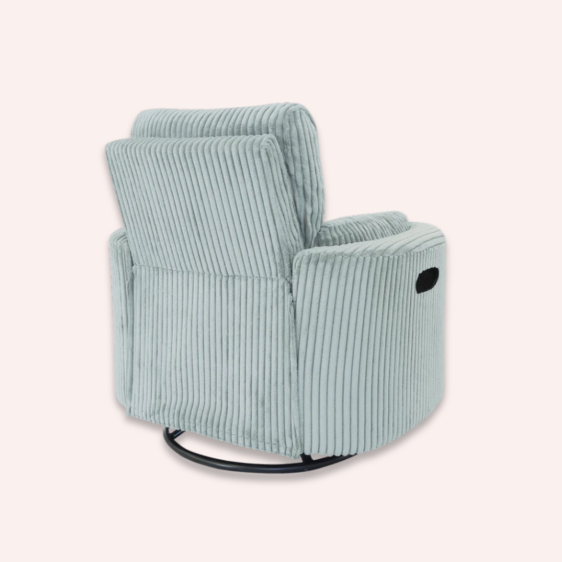 Fluff Mumma Glider Recliner Arm Chair - Sea