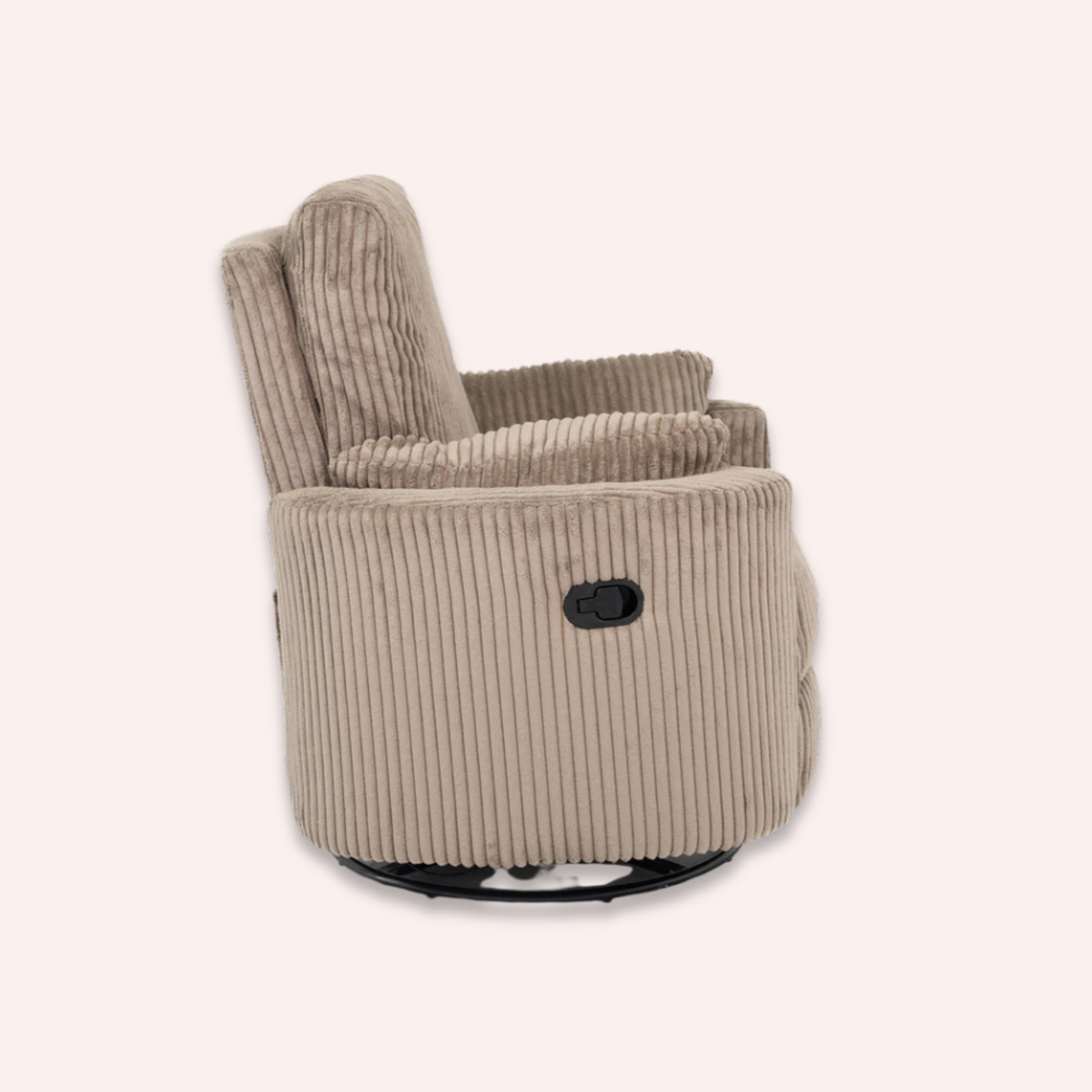 Fluff Mumma Glider Recliner Arm Chair - Teddy
