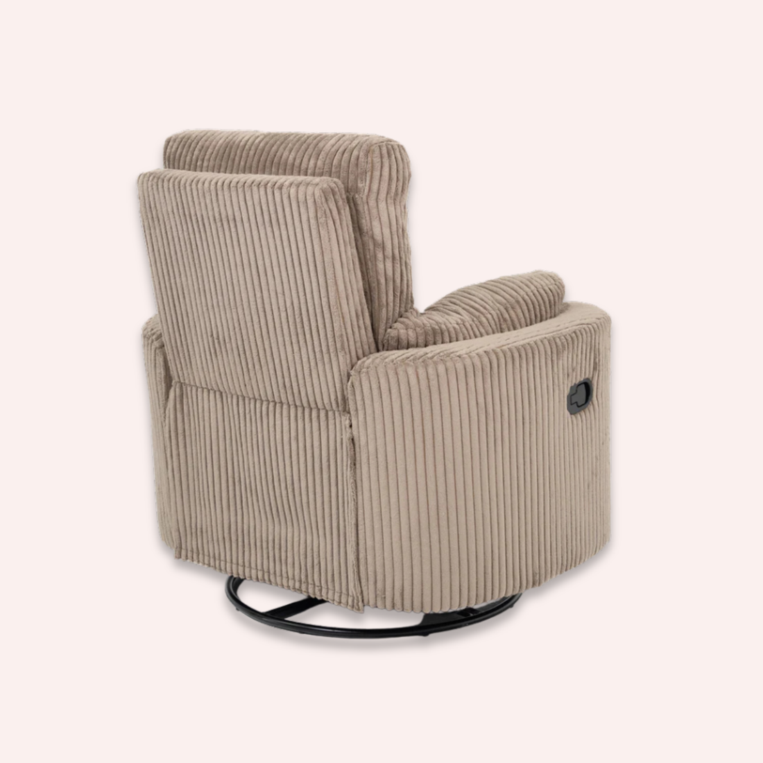 Fluff Mumma Glider Recliner Arm Chair - Teddy