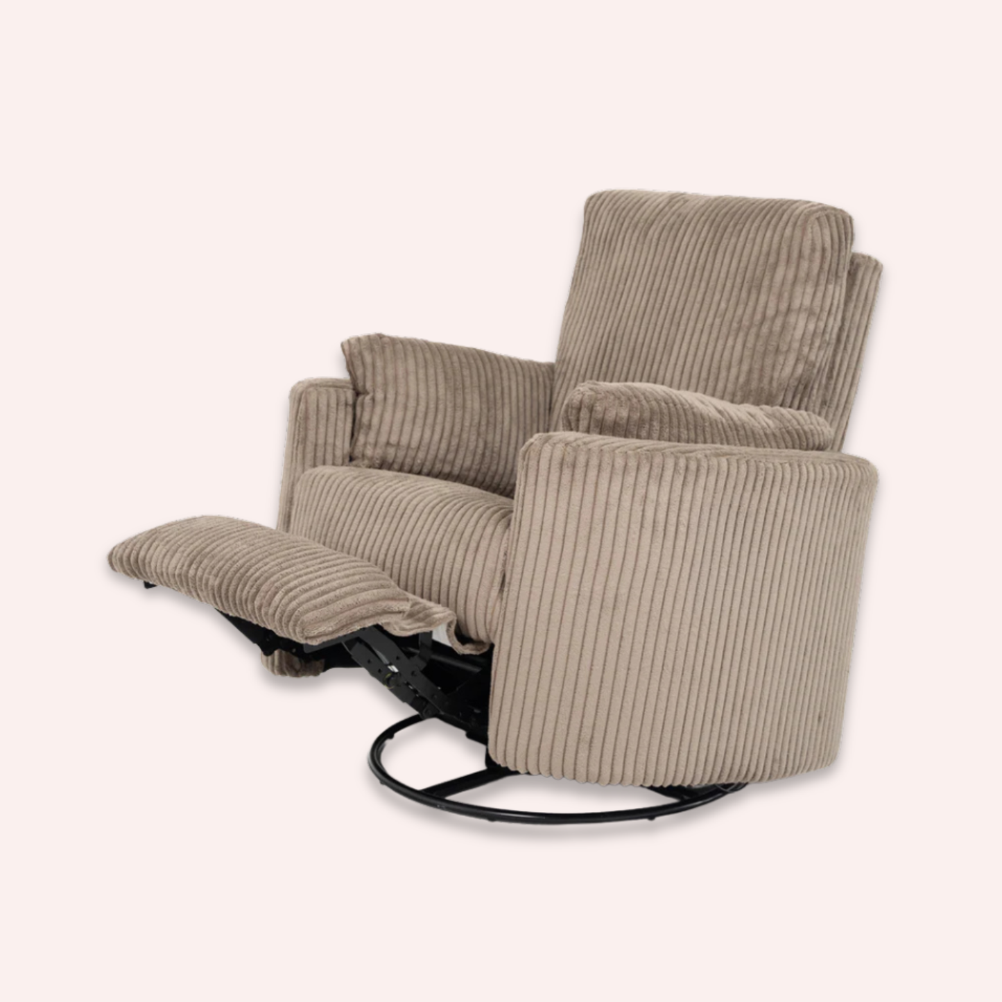 Fluff Mumma Glider Recliner Arm Chair - Teddy