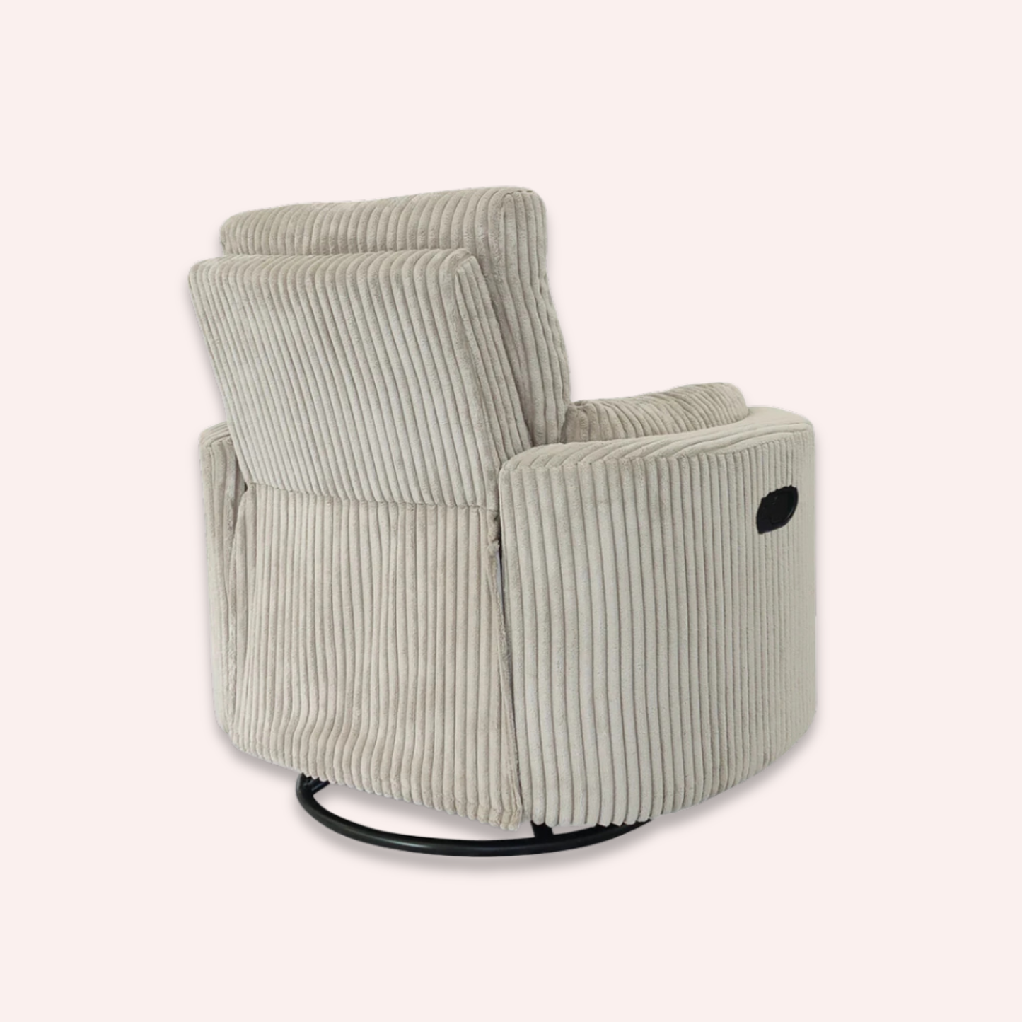 Fluff Mumma Glider Recliner Arm Chair - Fawn