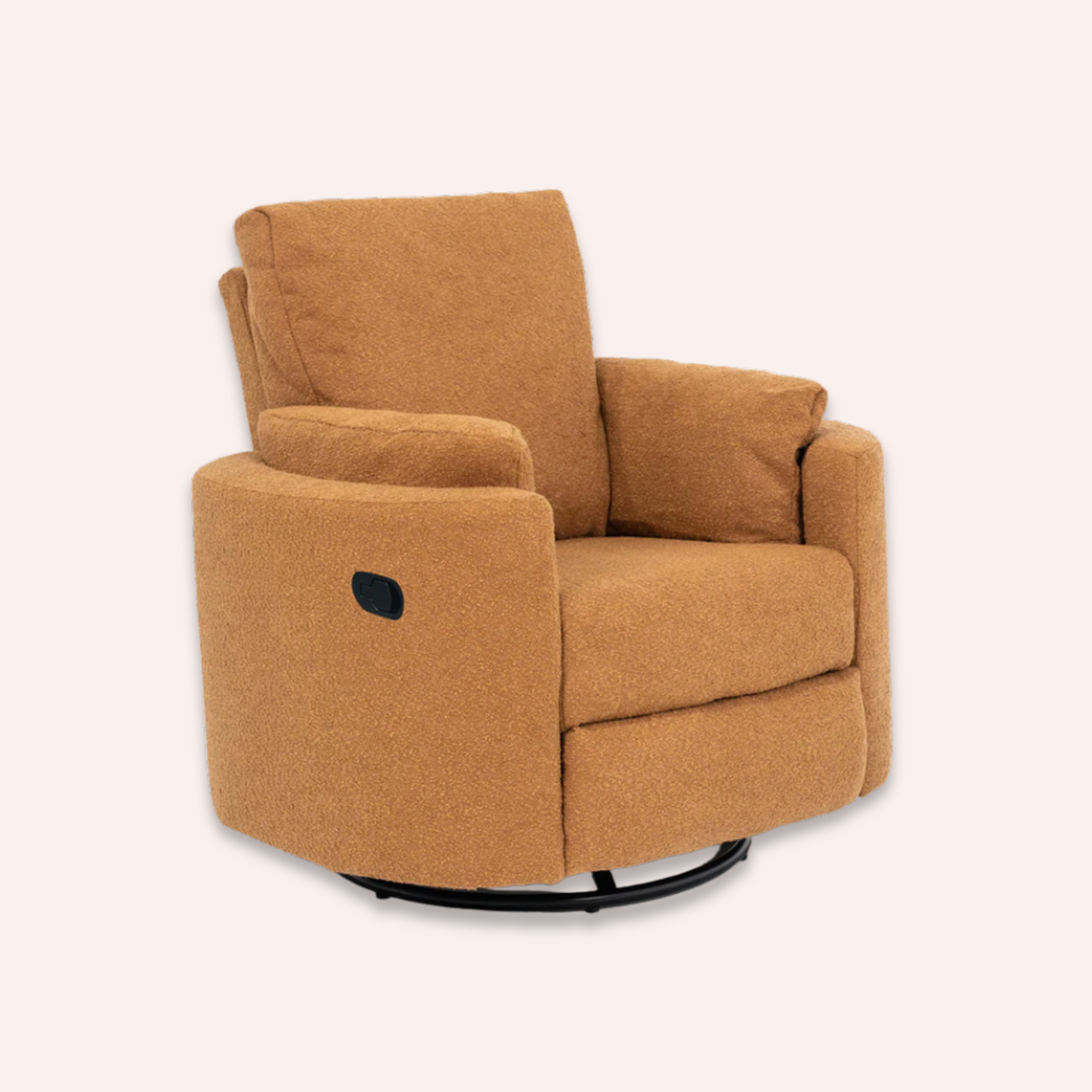 Fluff Mumma Glider Recliner Arm Chair - Ginger