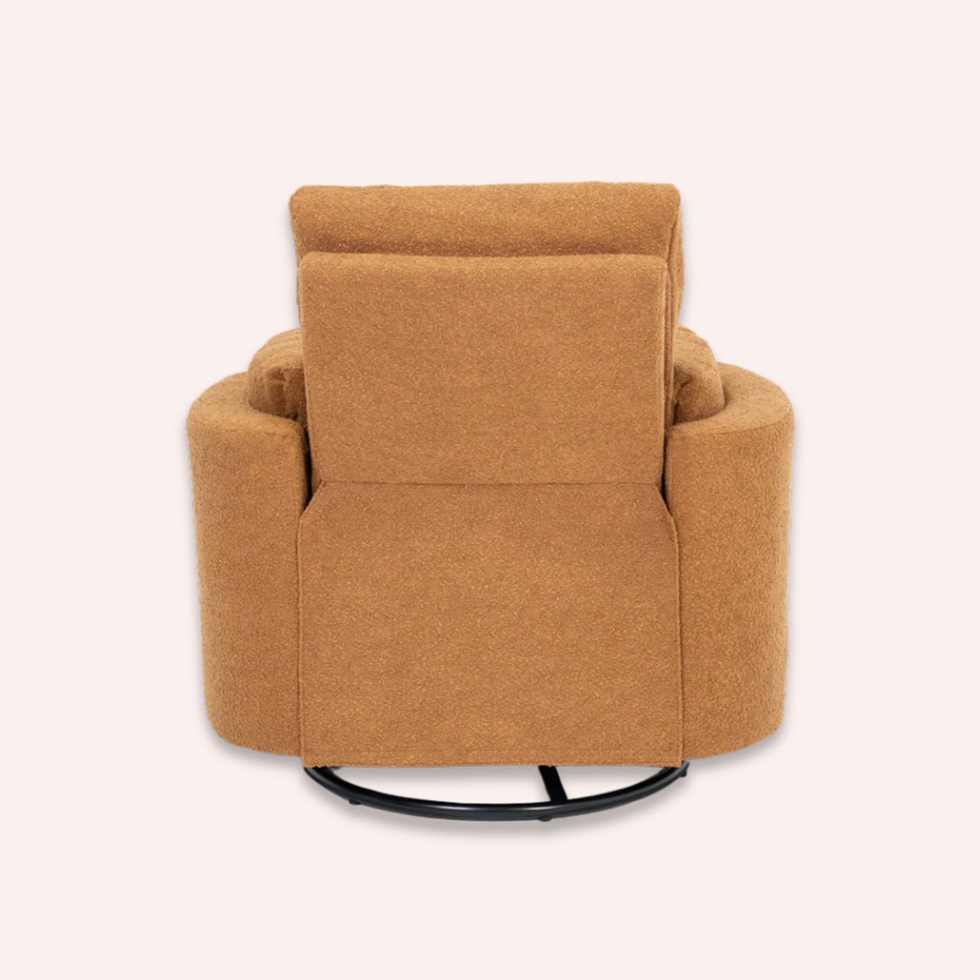Fluff Mumma Glider Recliner Arm Chair - Ginger