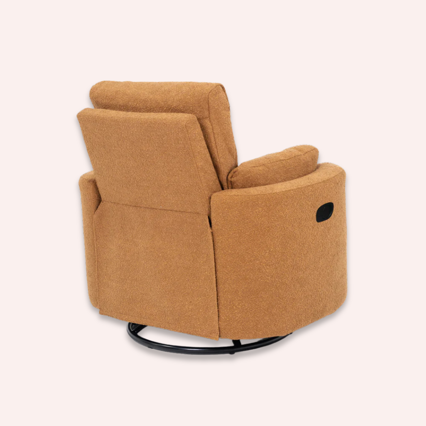 Fluff Mumma Glider Recliner Arm Chair - Ginger