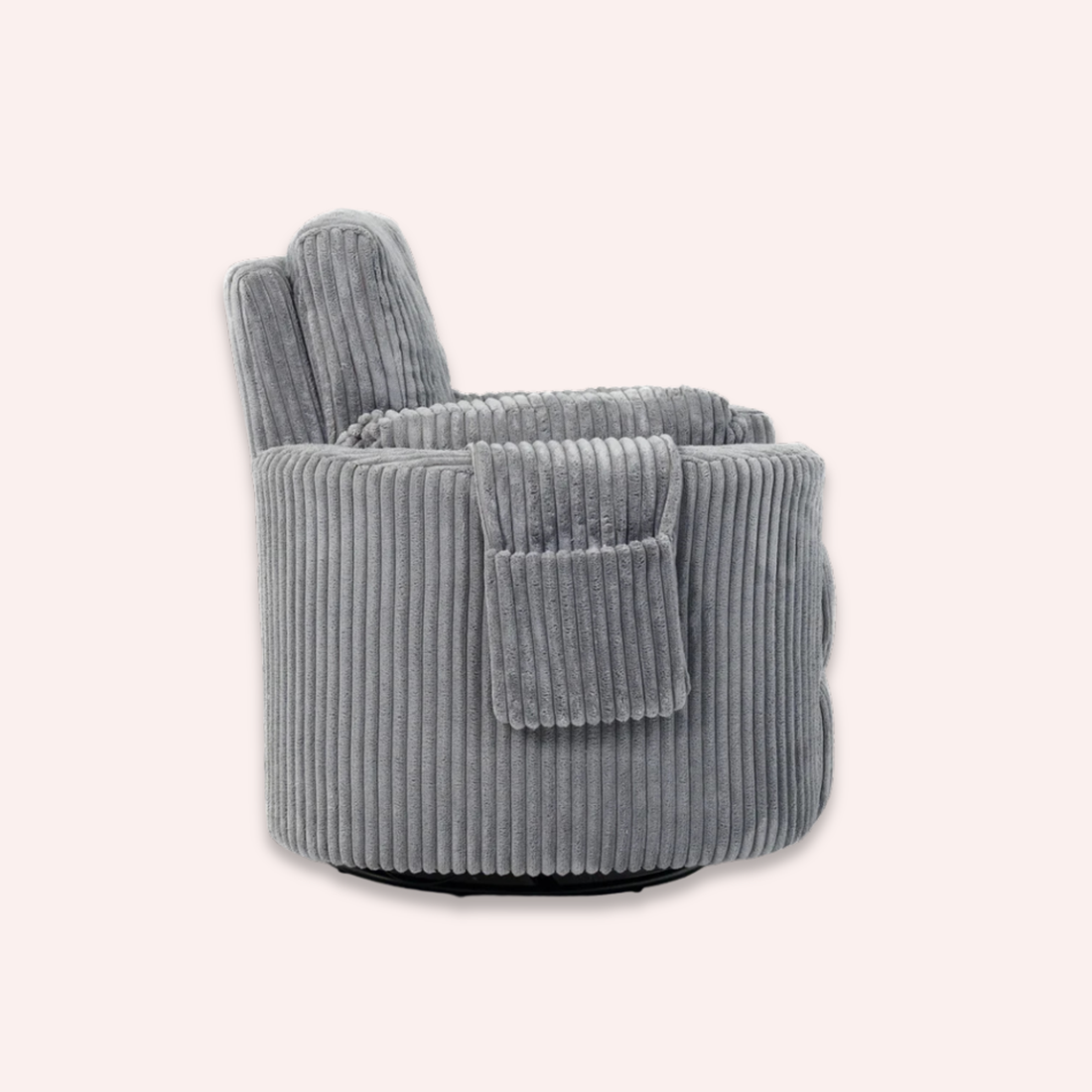 Fluffy Pouch - Set of 2 - Grey