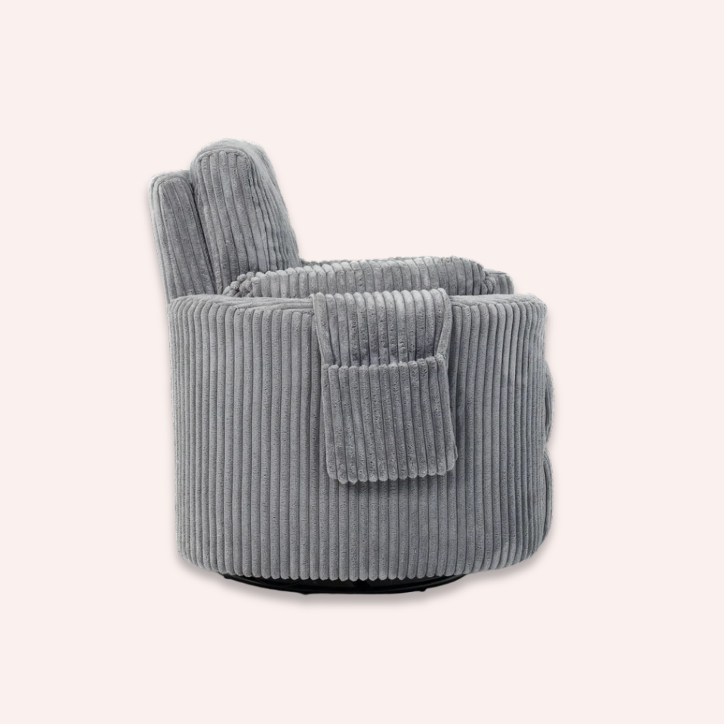 Fluffy Pouch - Set of 2 - Grey