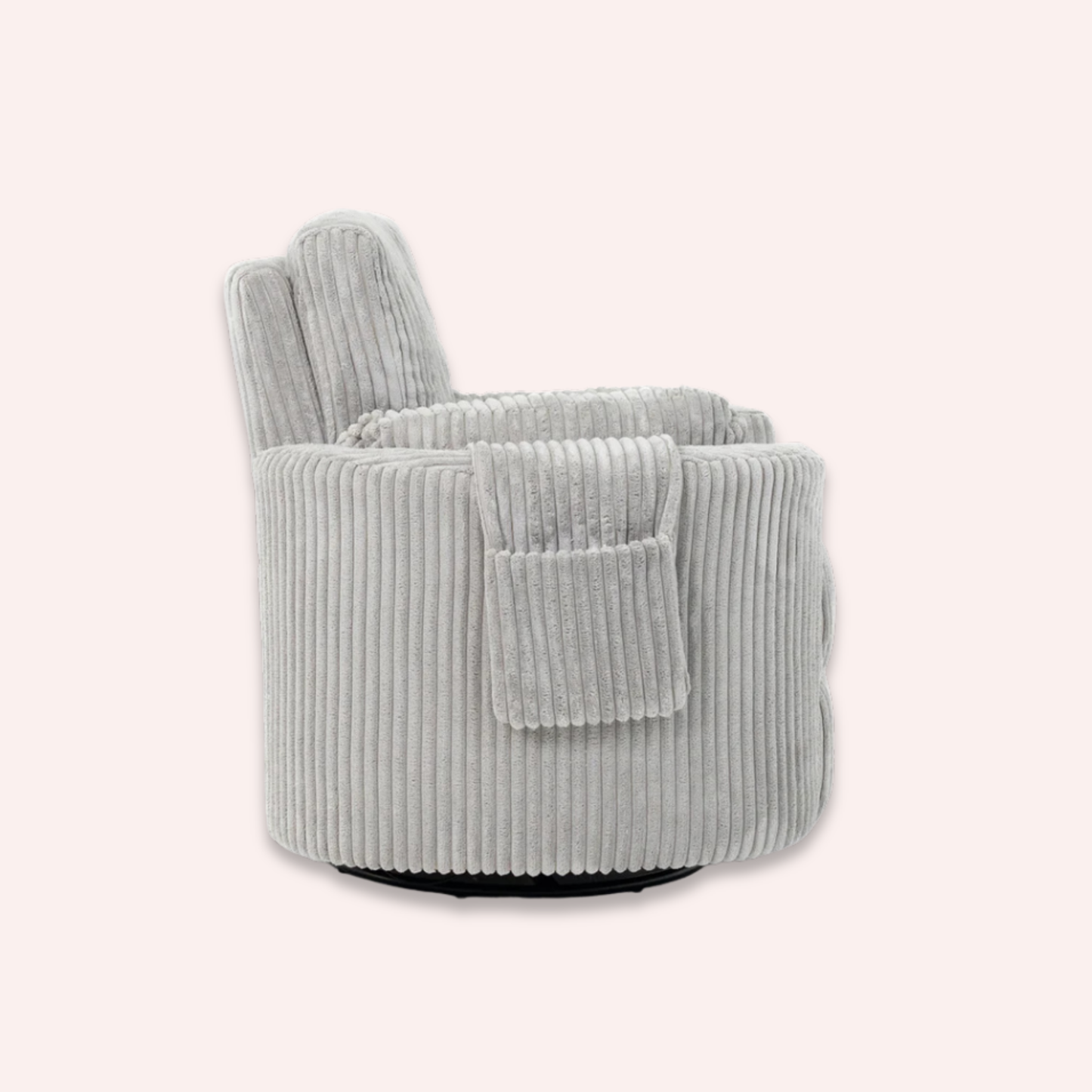 Fluffy Pouch - Set of 2 - Light Grey