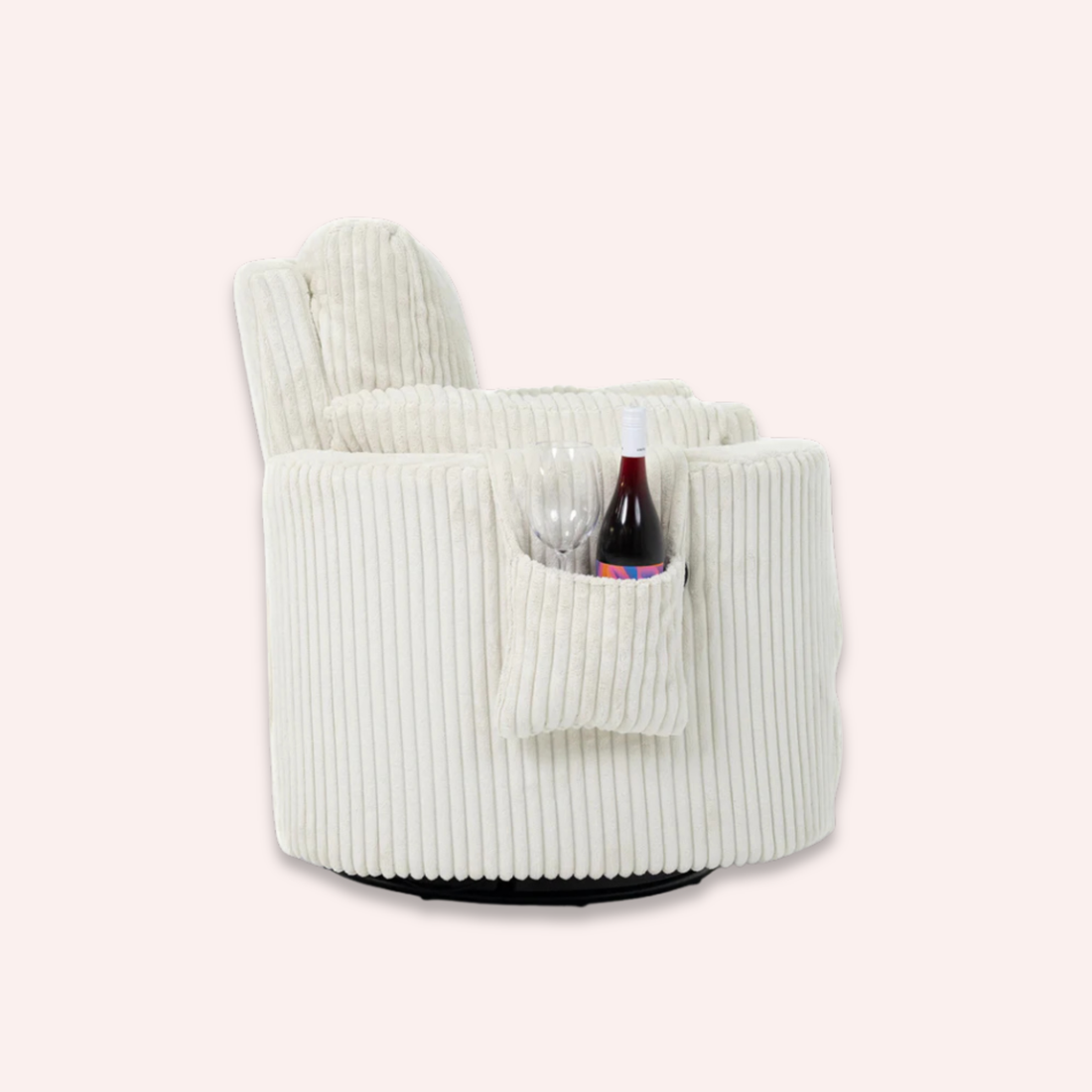 Fluffy Pouch - Set of 2 - Off White