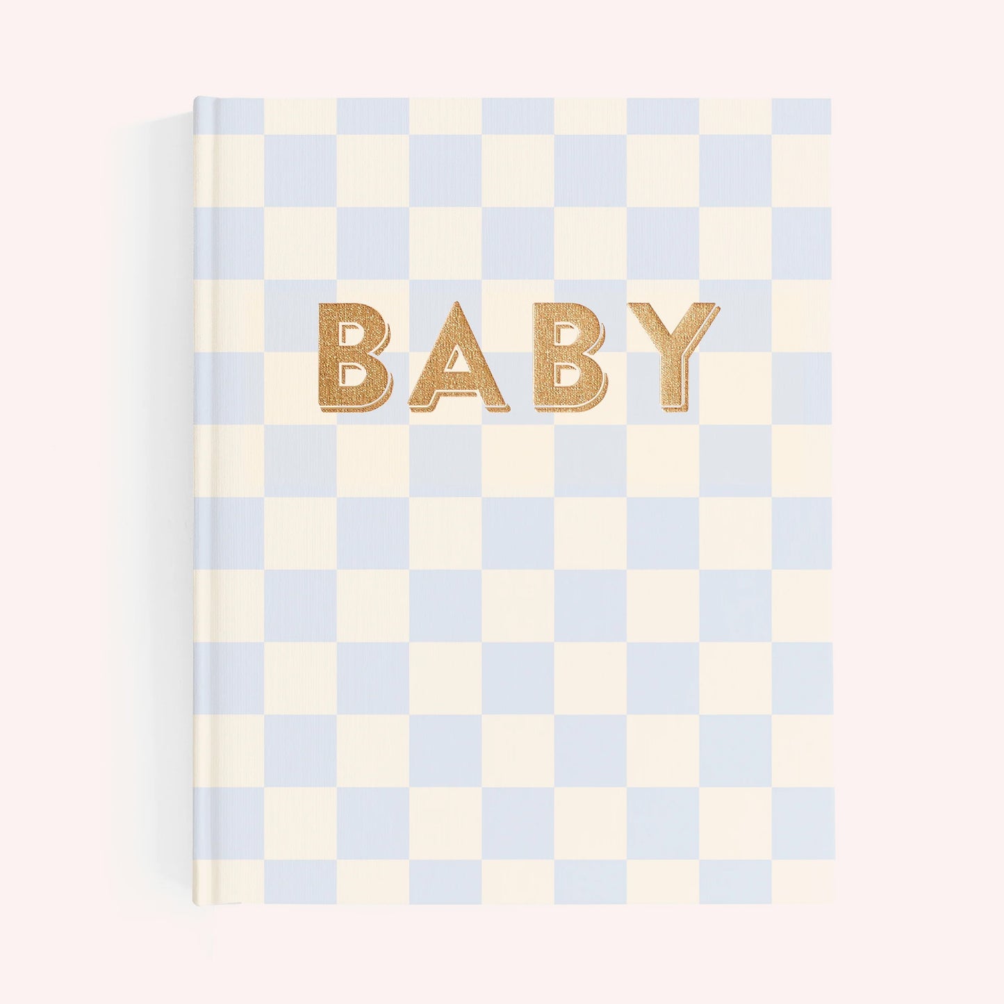 Baby Book - Blue Check