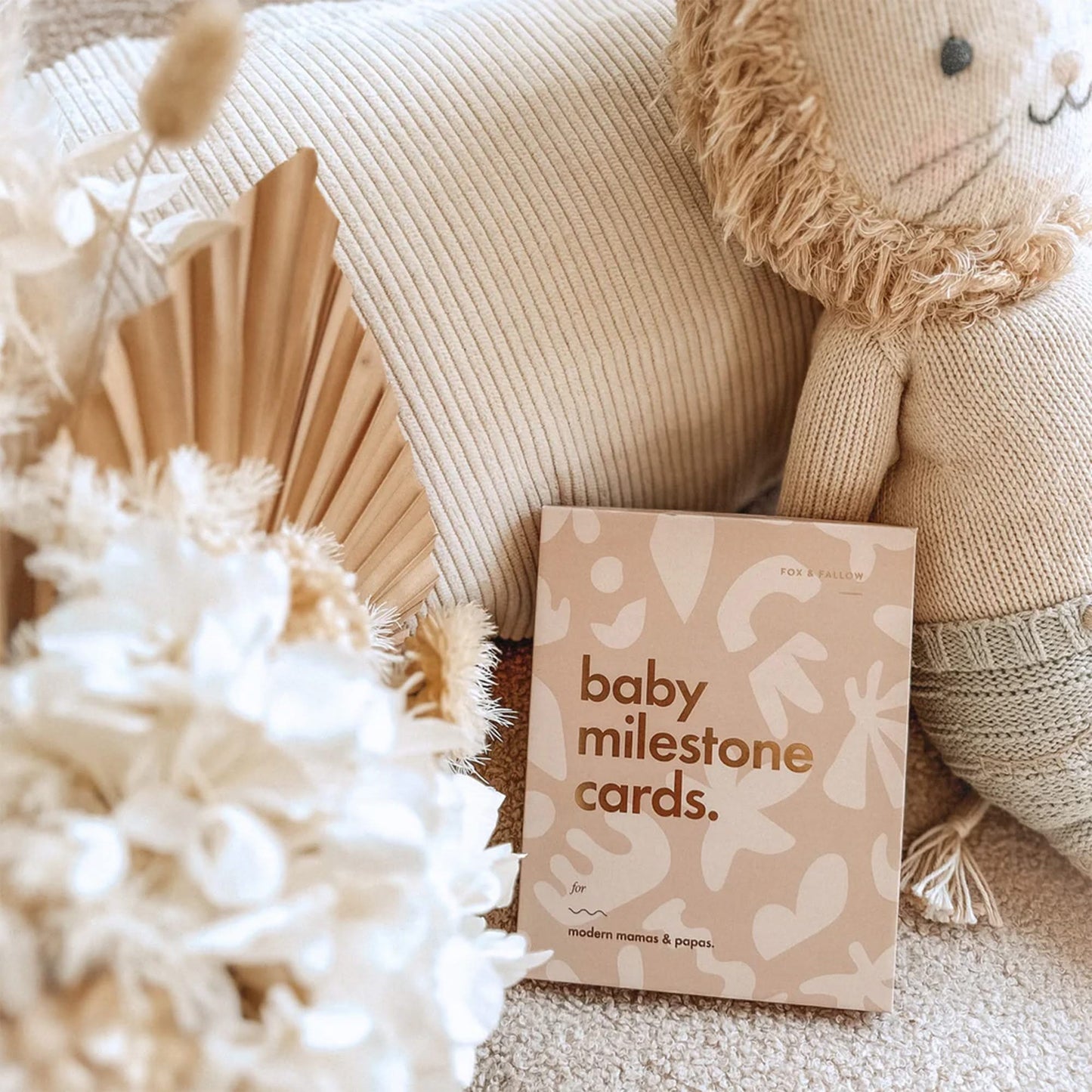 Baby Milestone Cards For Modern Mamas Papas by Fox Fallow