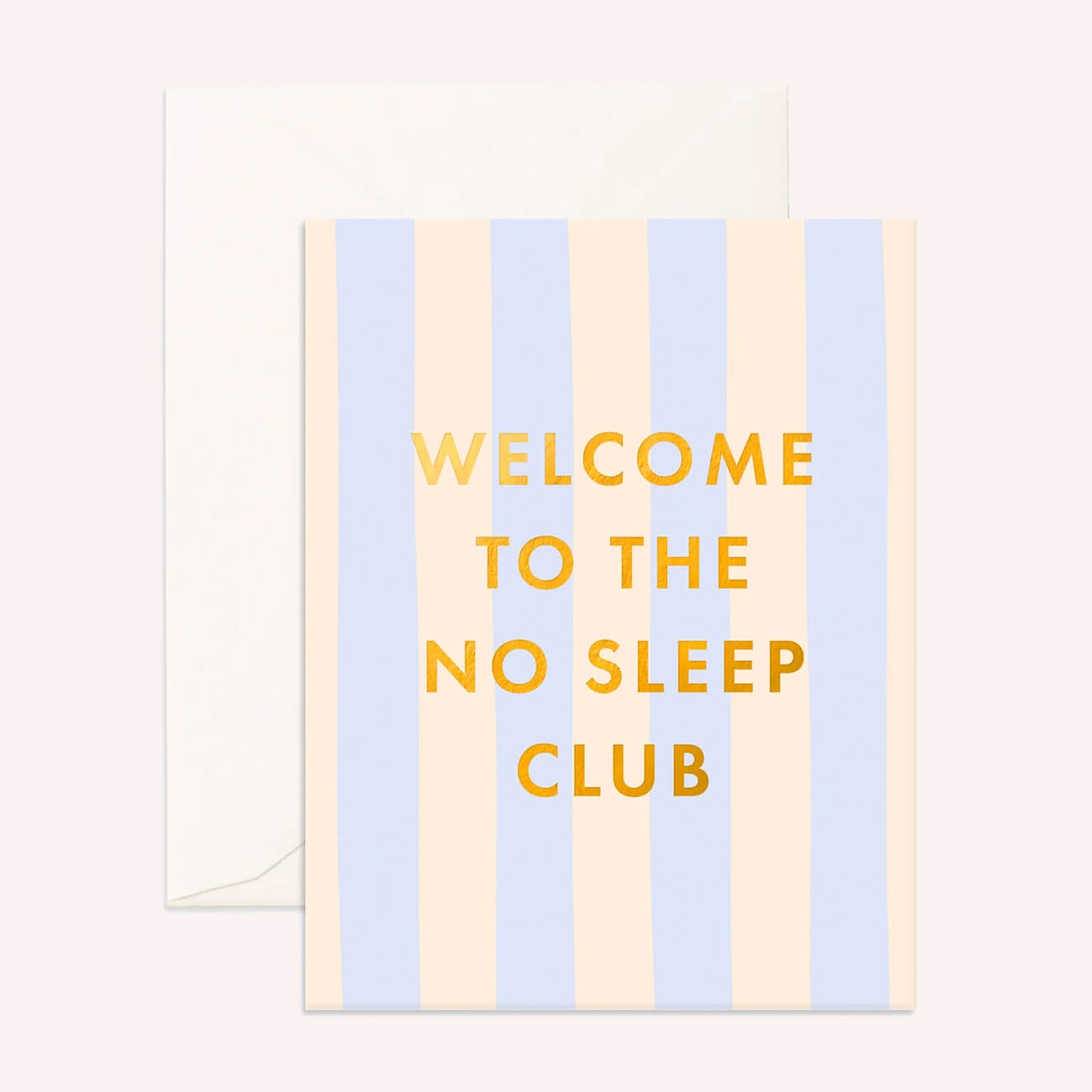 Greeting Card No Sleep Club Blue The Memo
