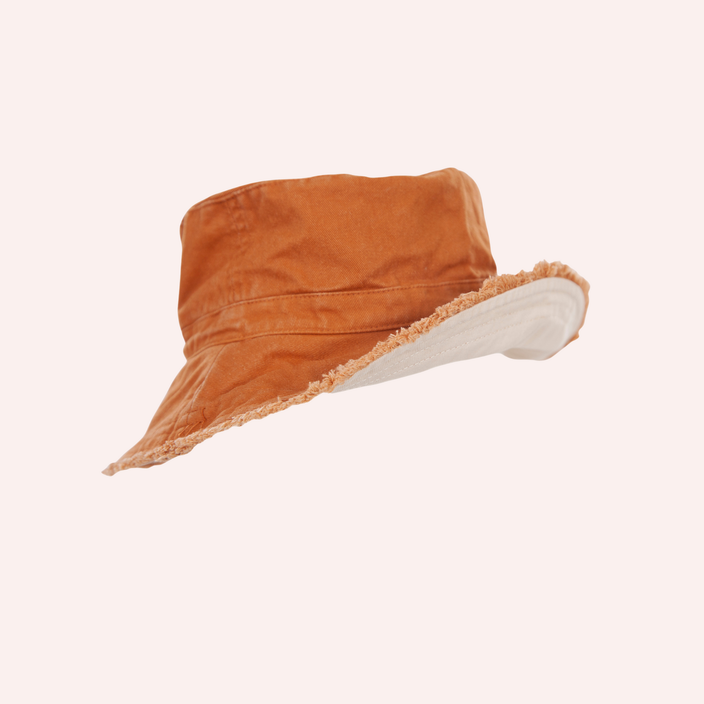 Frayed Bucket Hat - Chestnut