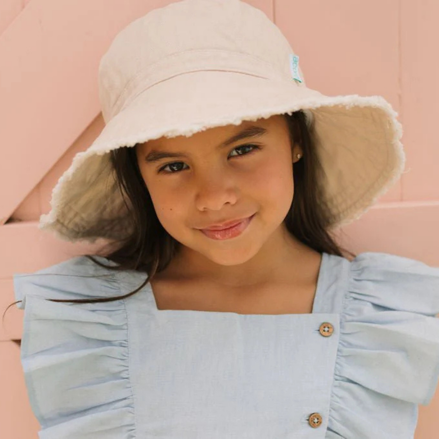 Frayed Bucket Hat - Vanilla