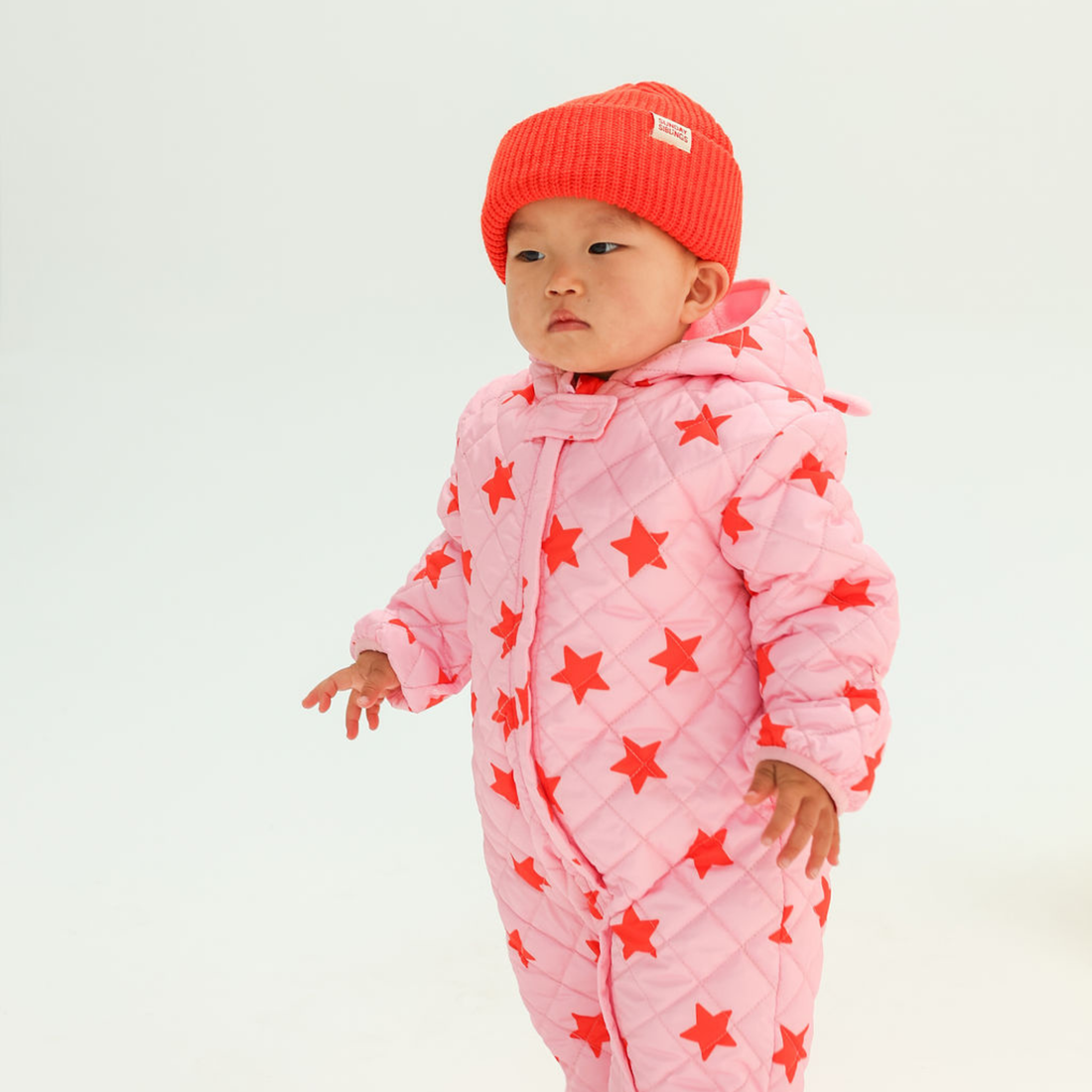 Freddie Bear Suit - Pink Stars