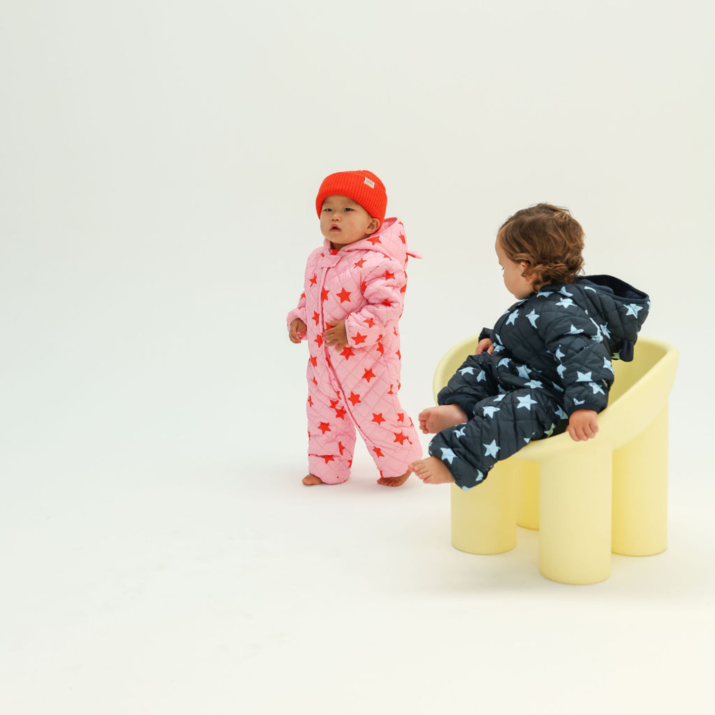 Freddie Bear Suit - Pink Stars
