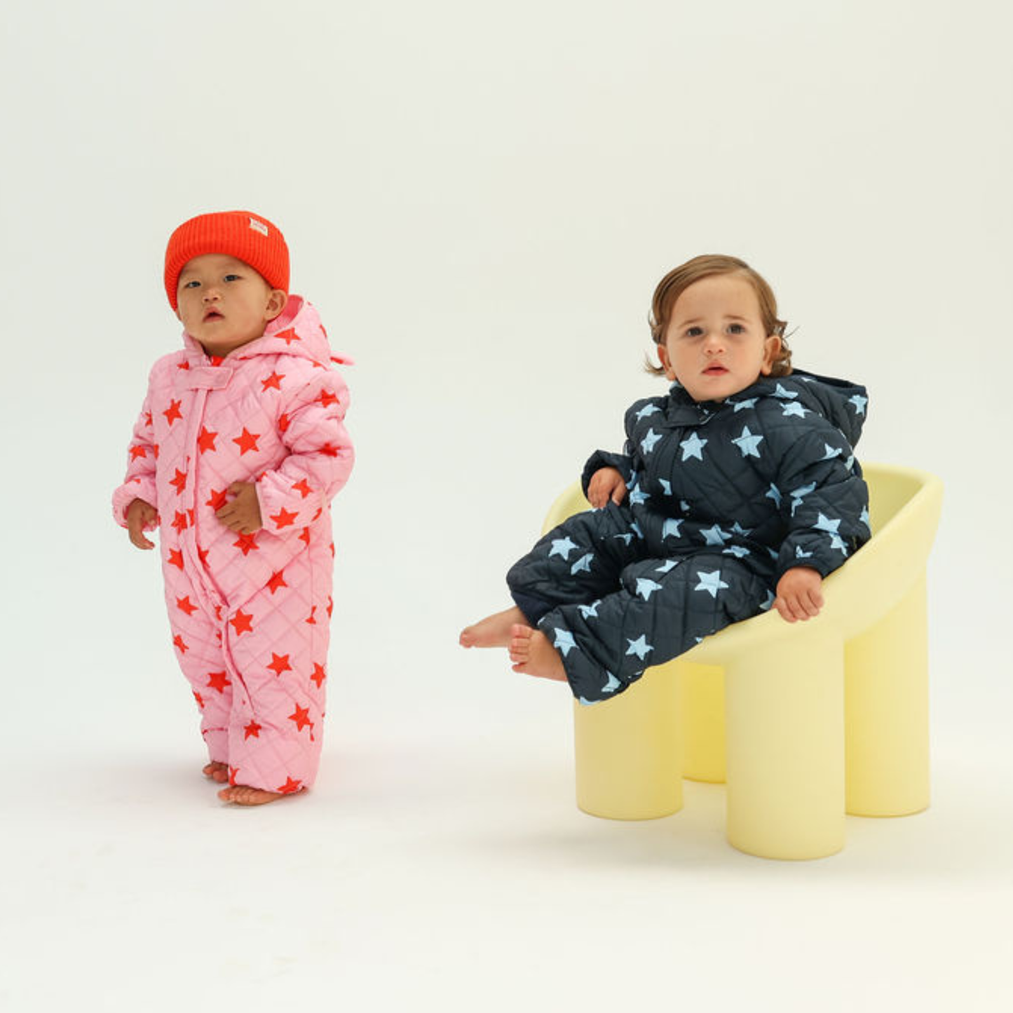 Freddie Bear Suit - Pink Stars