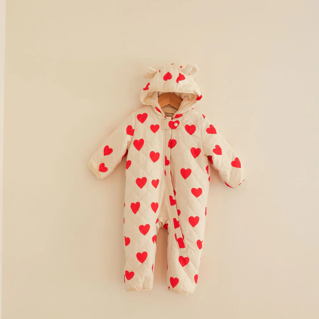 Freddie Bear Suit - Red Hearts