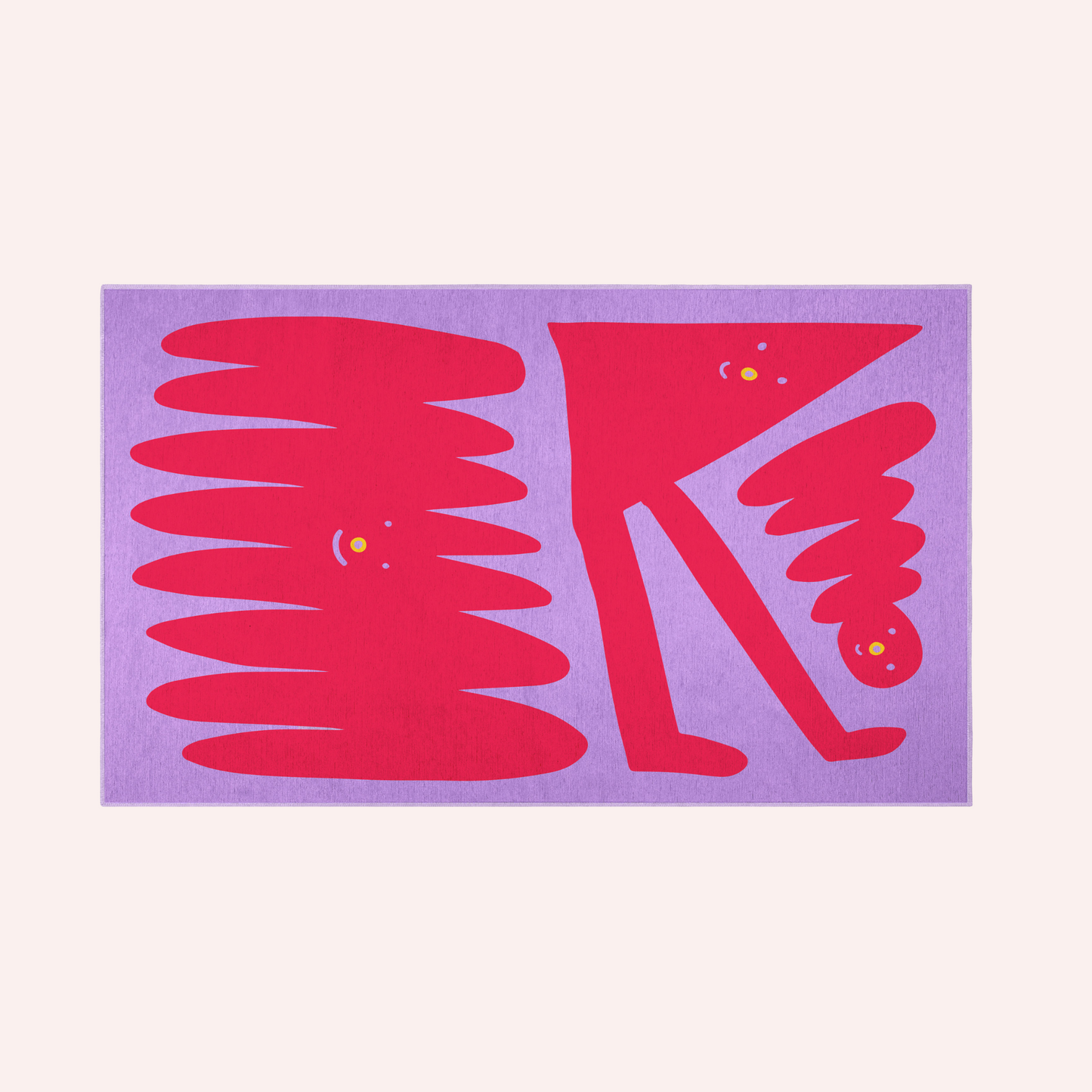 Friends Lilac Chenille Rug