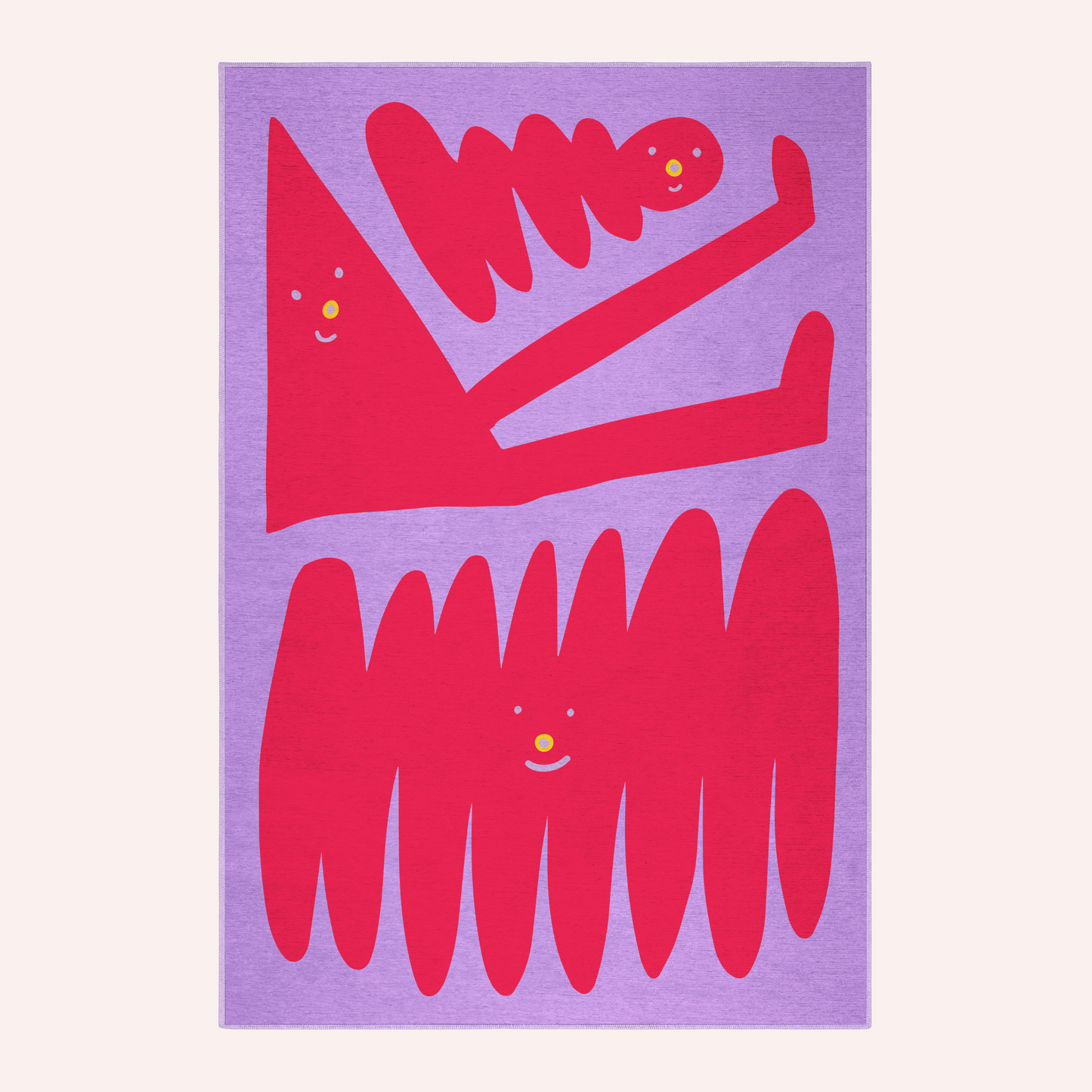 Friends Lilac Chenille Rug