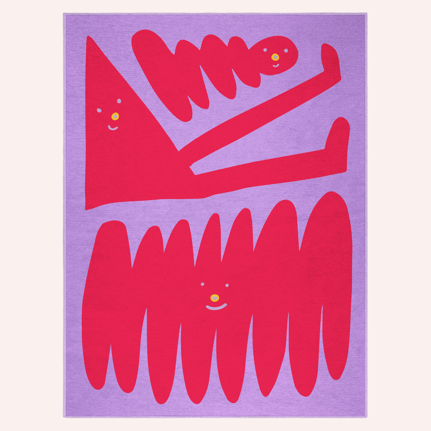 Friends Lilac Chenille Rug