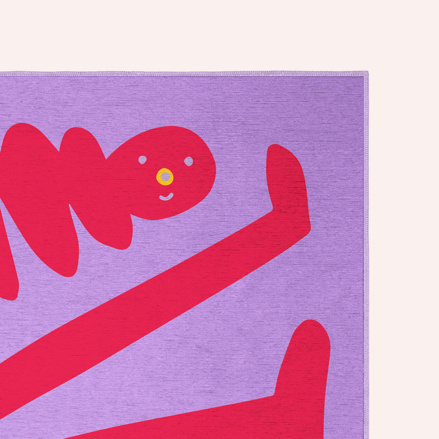 Friends Lilac Chenille Rug