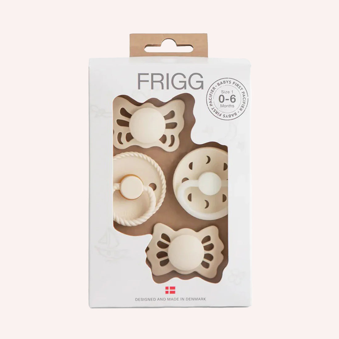 Frigg Try-it 4pk - Cream (Butterfly, Rope, Moon Phase Night, Lucky)