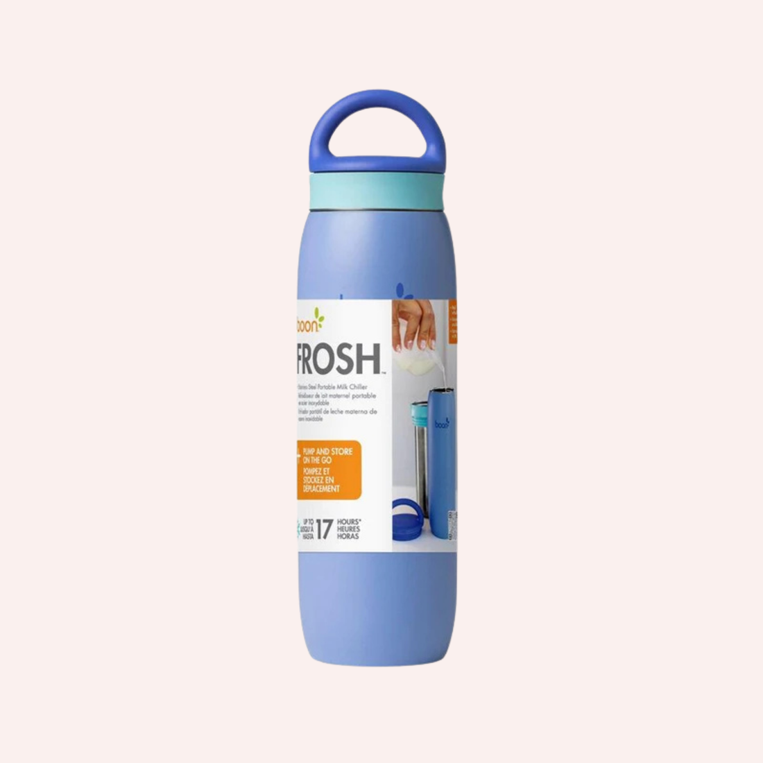 Frosh Stainless Steel Milk Container - Blue