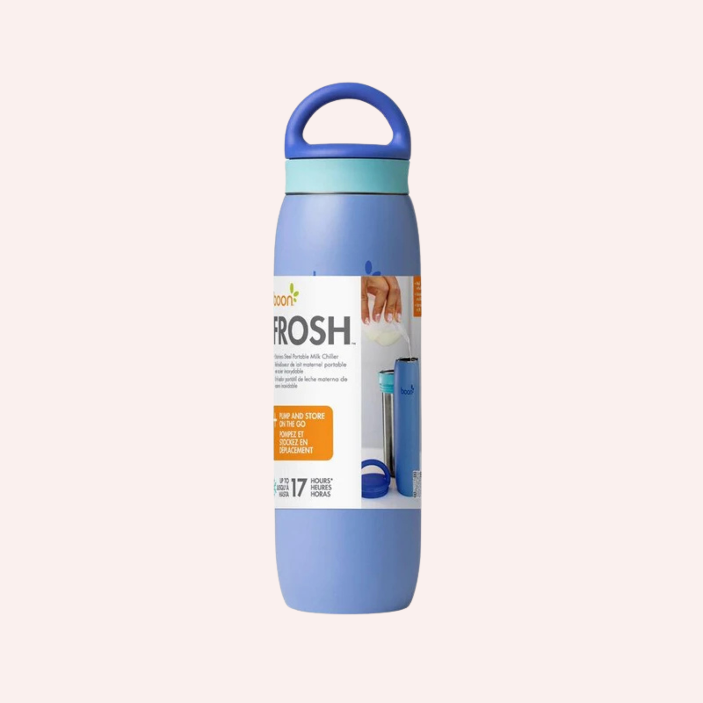 Frosh Stainless Steel Milk Container - Blue