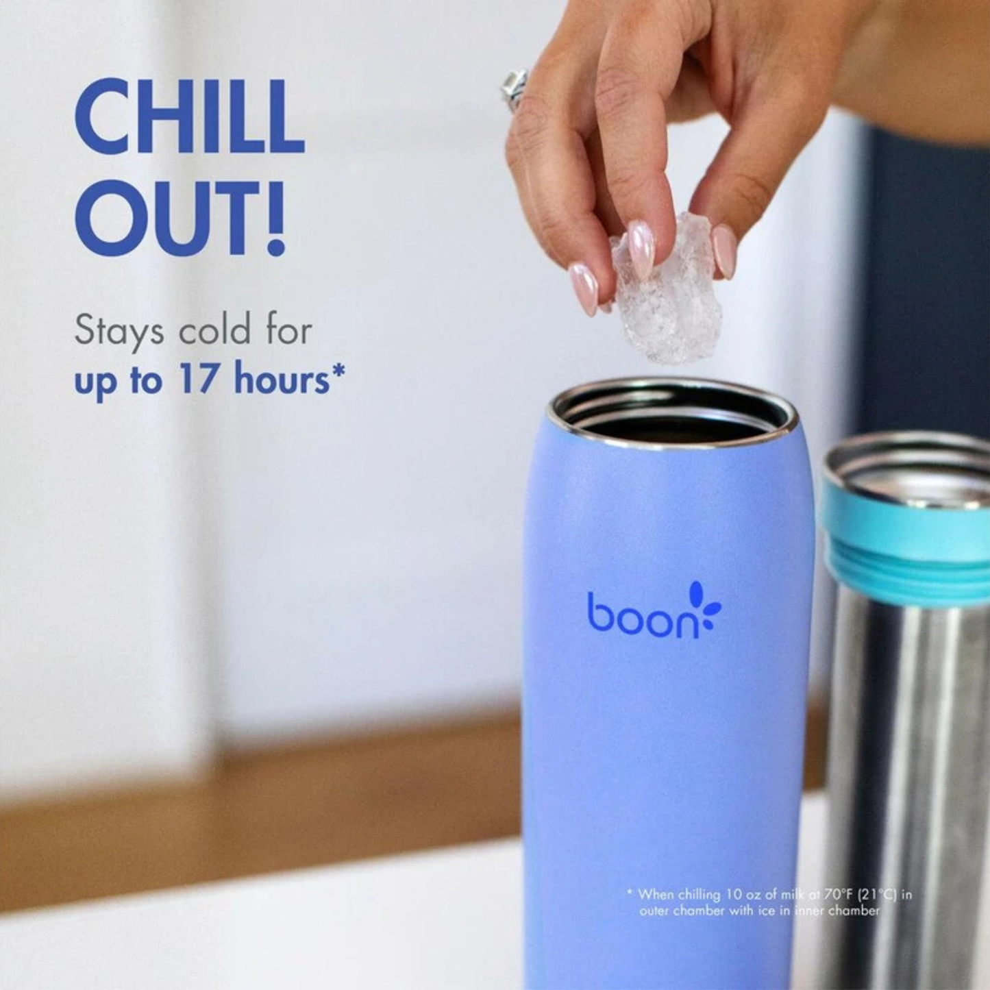 Frosh Stainless Steel Milk Container - Blue