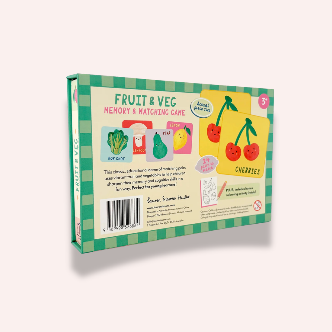 Fruit and Veg Memory & Matching Game