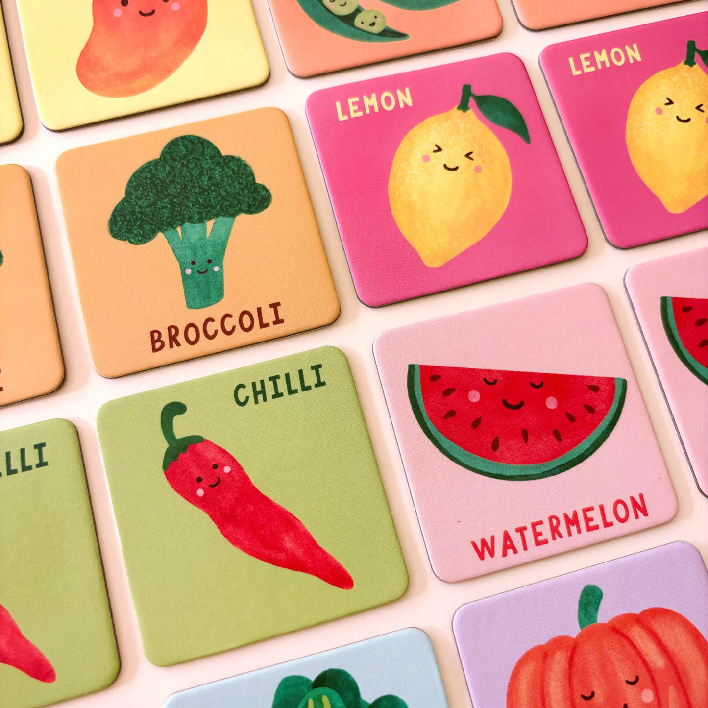 Fruit and Veg Memory & Matching Game