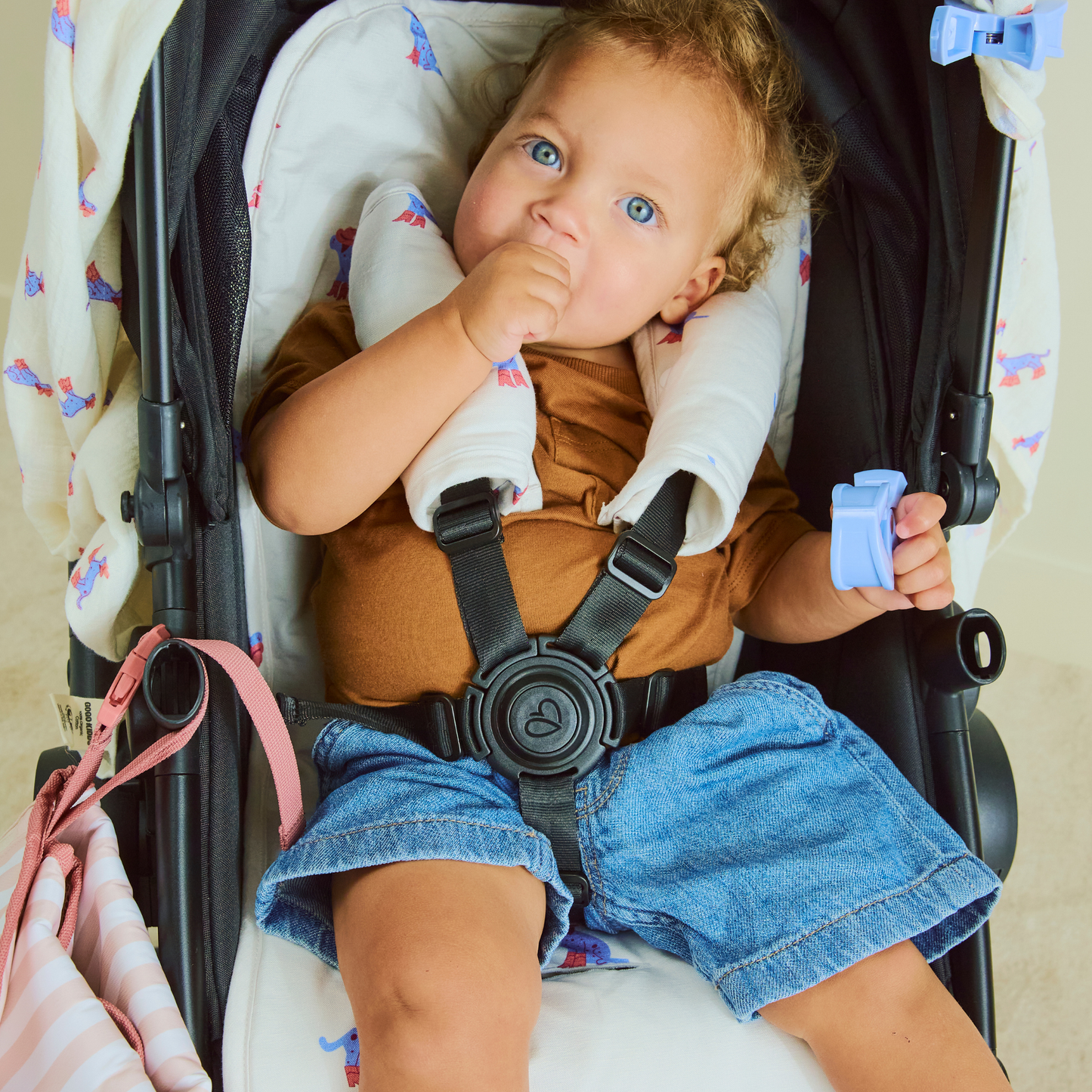 Cosy Pram Liner and Harness Protector - Yeehaw Dog