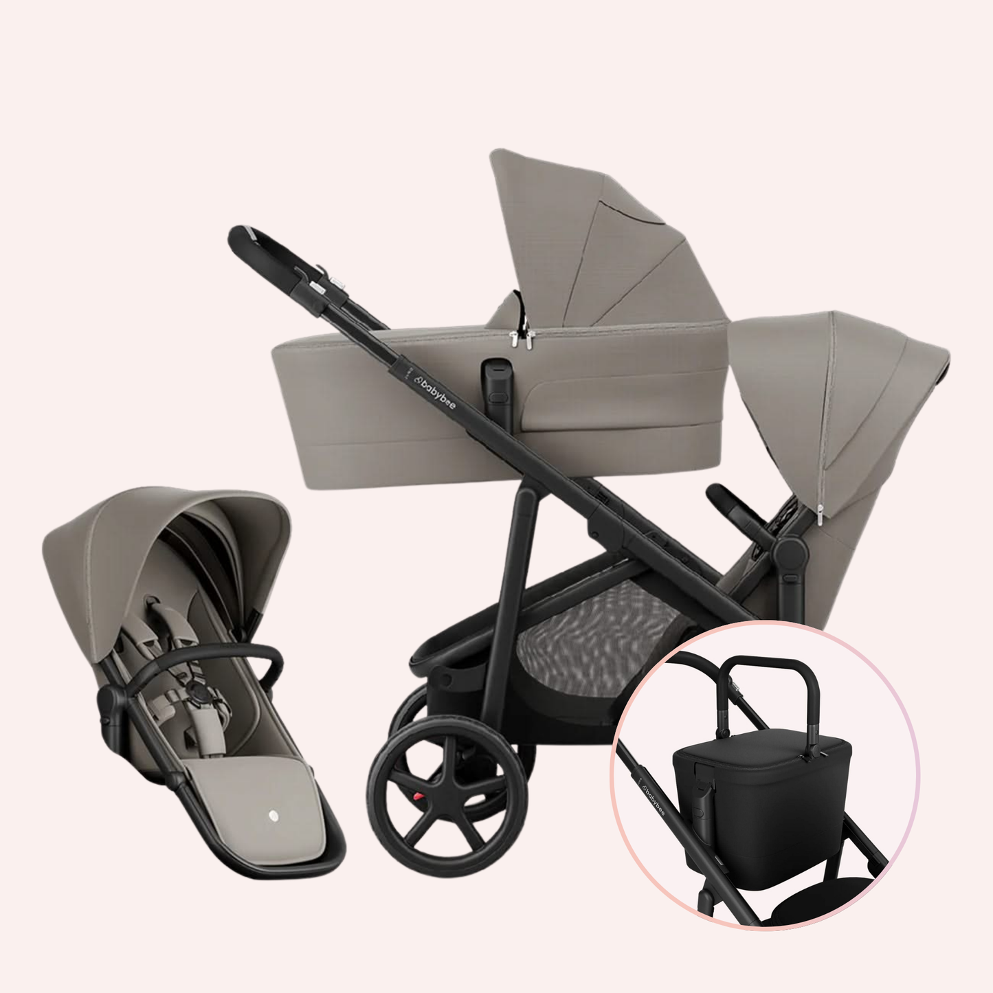 Babybee Juno Double Pram